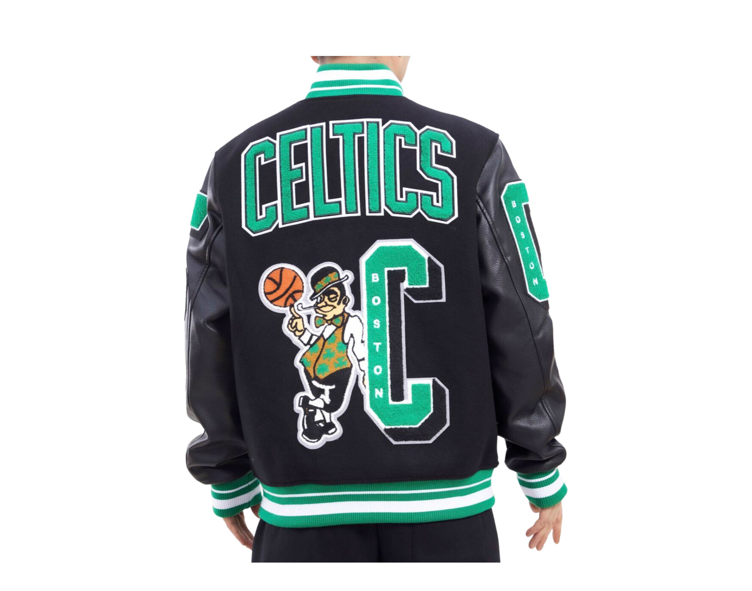 Boston Celtics Pro Standard 17x NBA Finals Champions Mash Up Capsule  Varsity Jacket - Frank's Sports Shop
