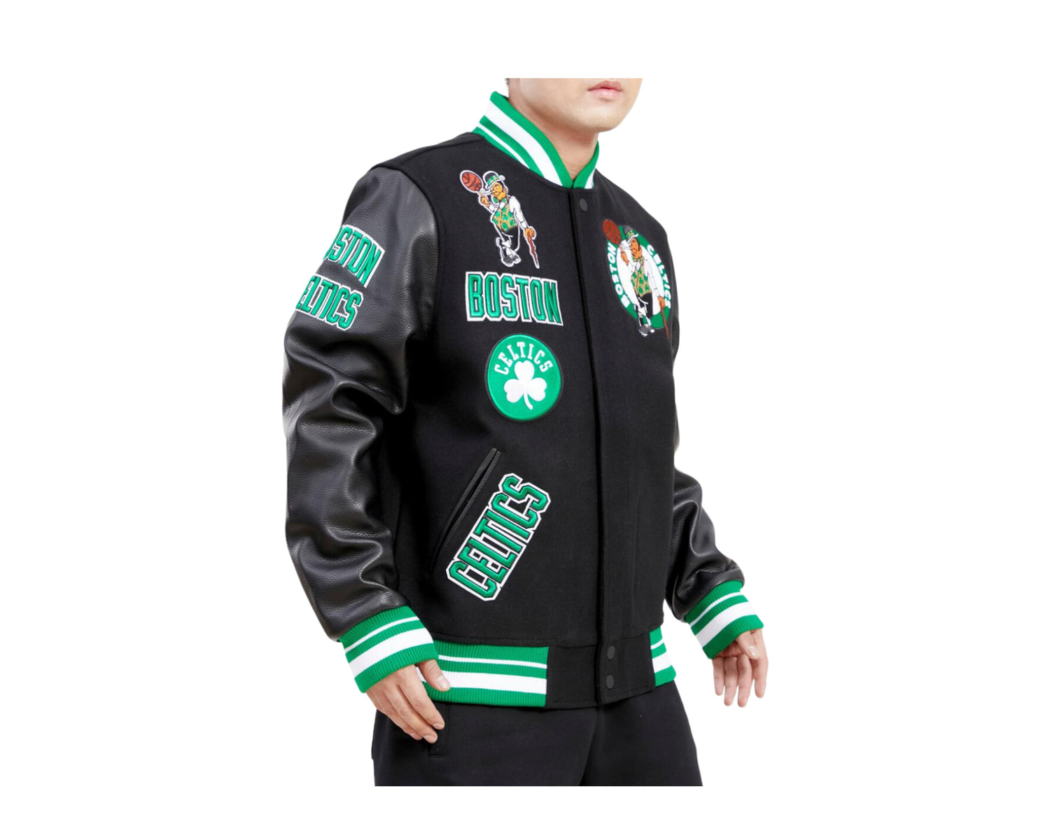 Pro Standard NBA Boston Celtics Retro Classic Varsity Men's Jacket