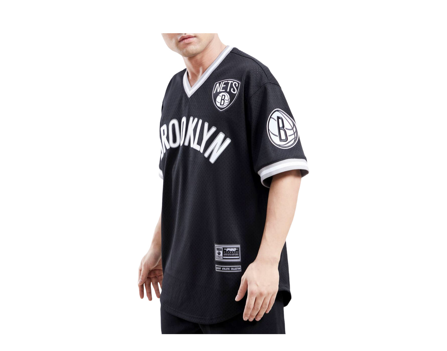 Pro Standard NBA Brooklyn Nets Logo Pro Team Short Sleeve Mesh Shirt