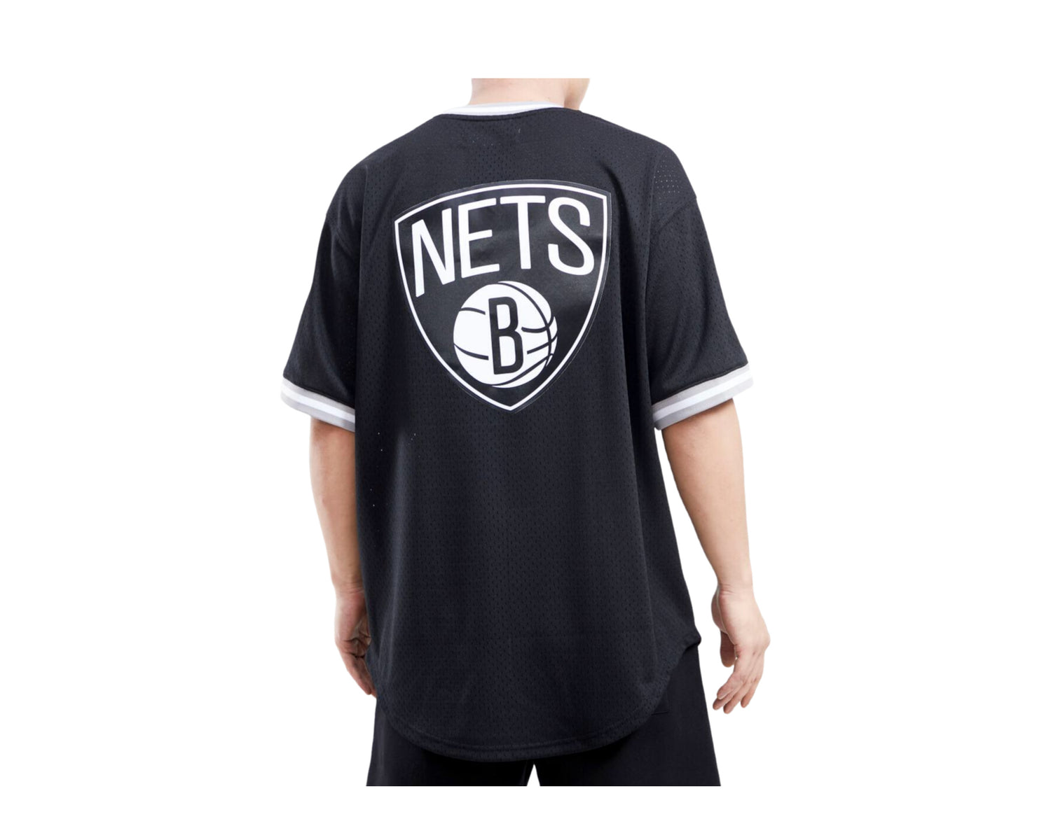 Pro Standard NBA Brooklyn Nets Logo Pro Team Short Sleeve Mesh Shirt