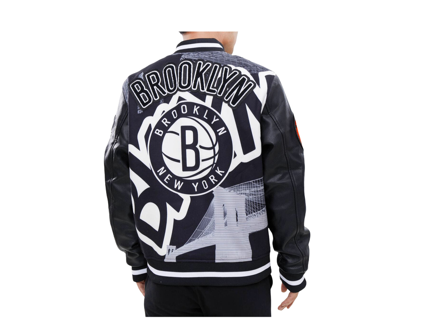 Pro Standard NBA Brooklyn Nets Remix Varsity Jacket