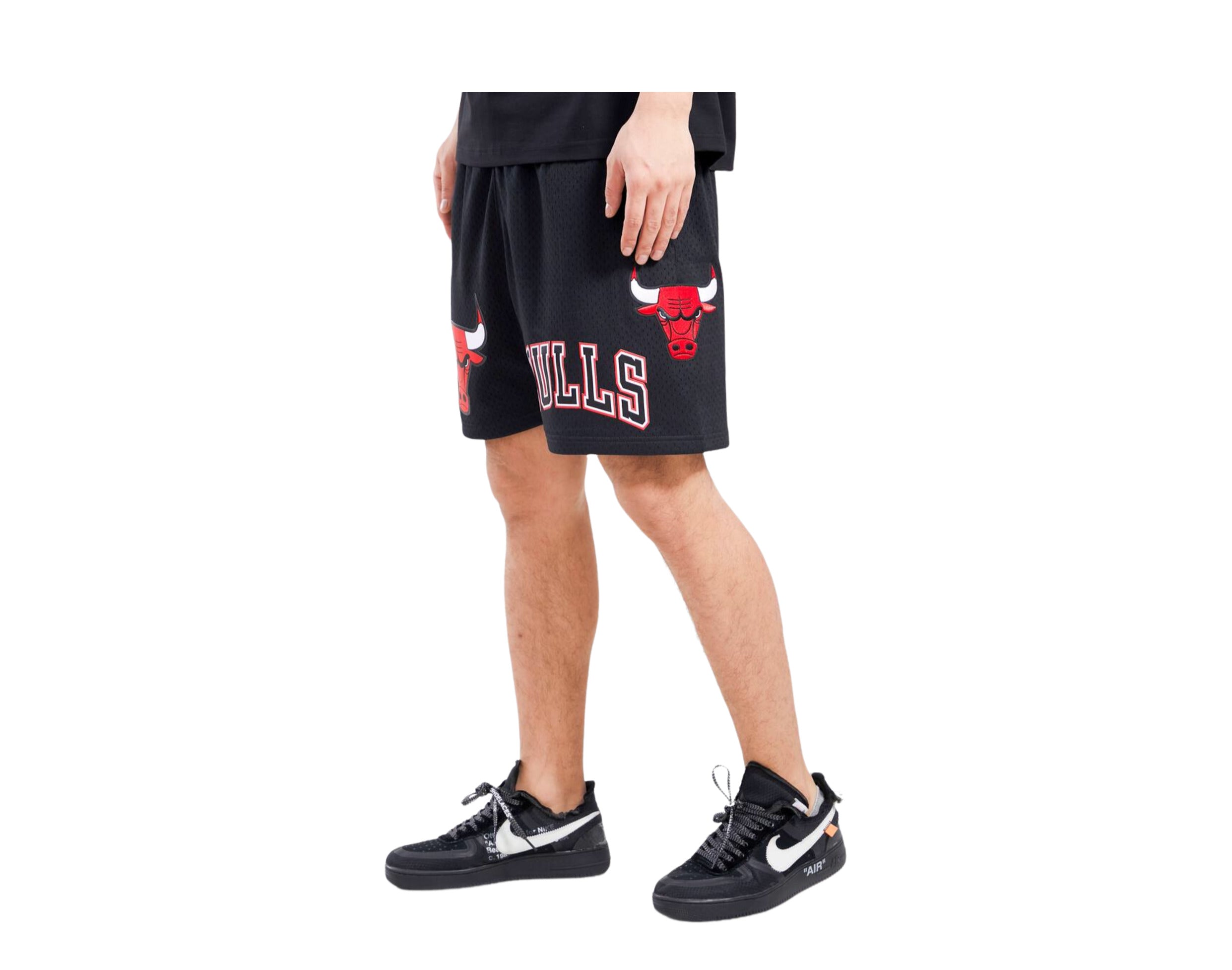 Pro Standard Bulls NBA Button Up Mesh Shorts