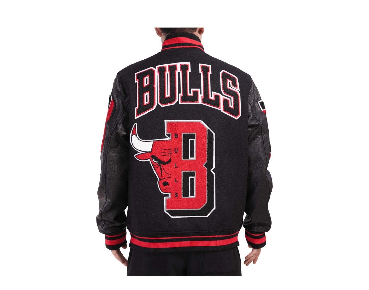 Pro Standard NBA Chicago Bulls Mash Up Logo Varsity Men's Jacket
