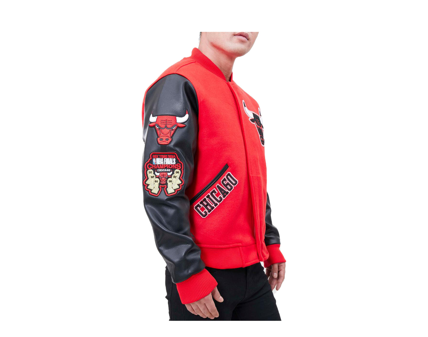 Pro Standard NBA Chicago Bulls Logo Blended Varsity Men's Jacket