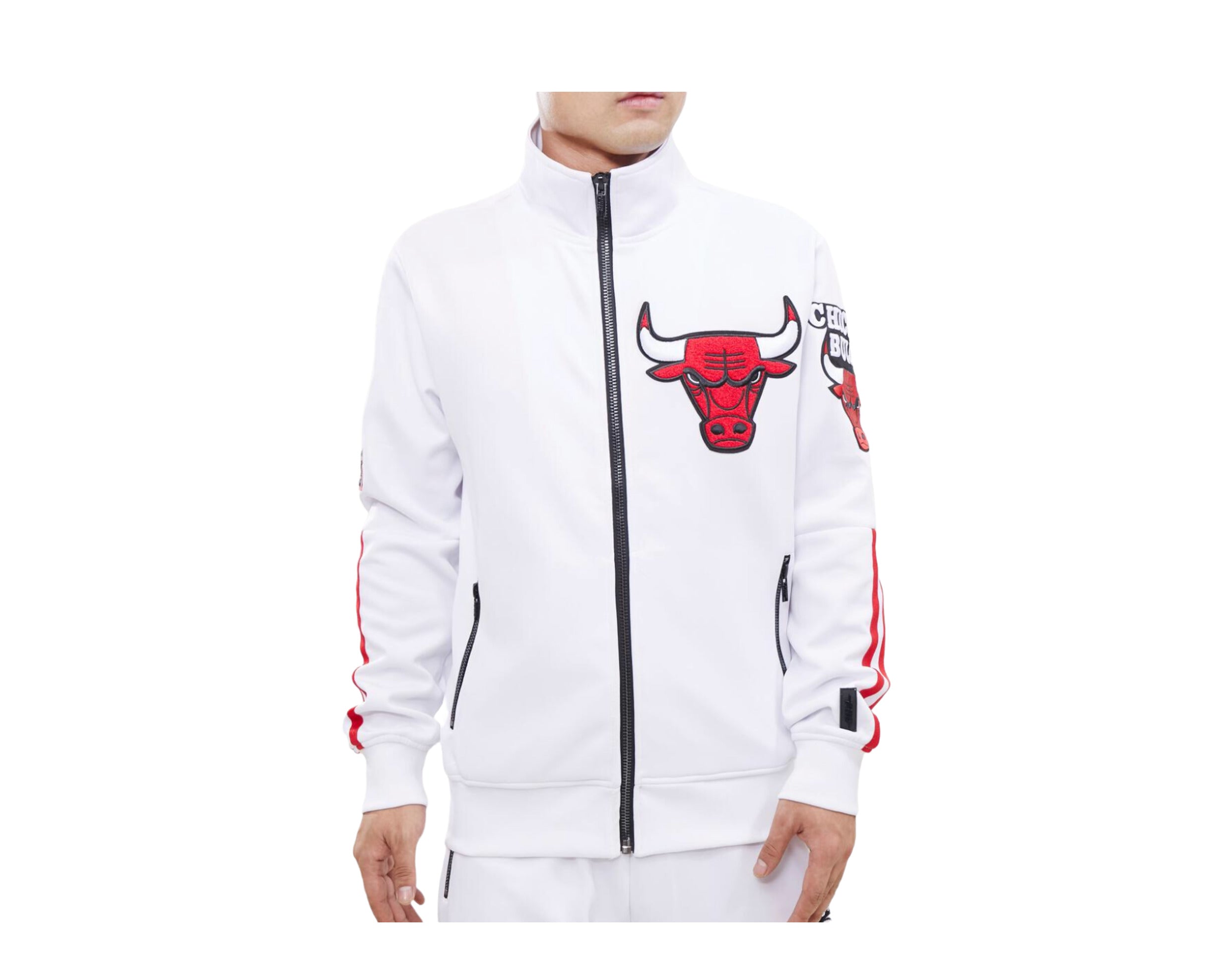 Pro Standard Men's Chicago Bulls Bred Track Jacket - Hibbett