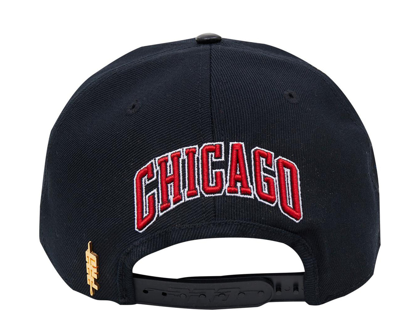 Pro Standard NBA Chicago Bulls Team Logo Snapback Hat W/ Pink Undervisor