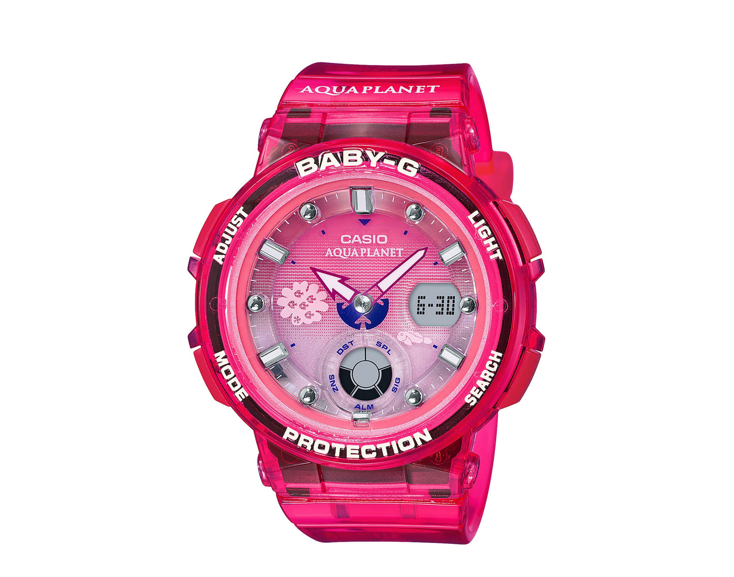 Casio G-Shock Baby-G BGA250 Aqua Planet Analog-Digital Watch