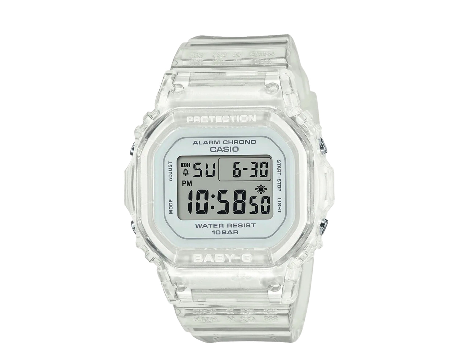Casio G-Shock Baby-G BGD565S Semi-Transparent Shock Digital Resin Watch