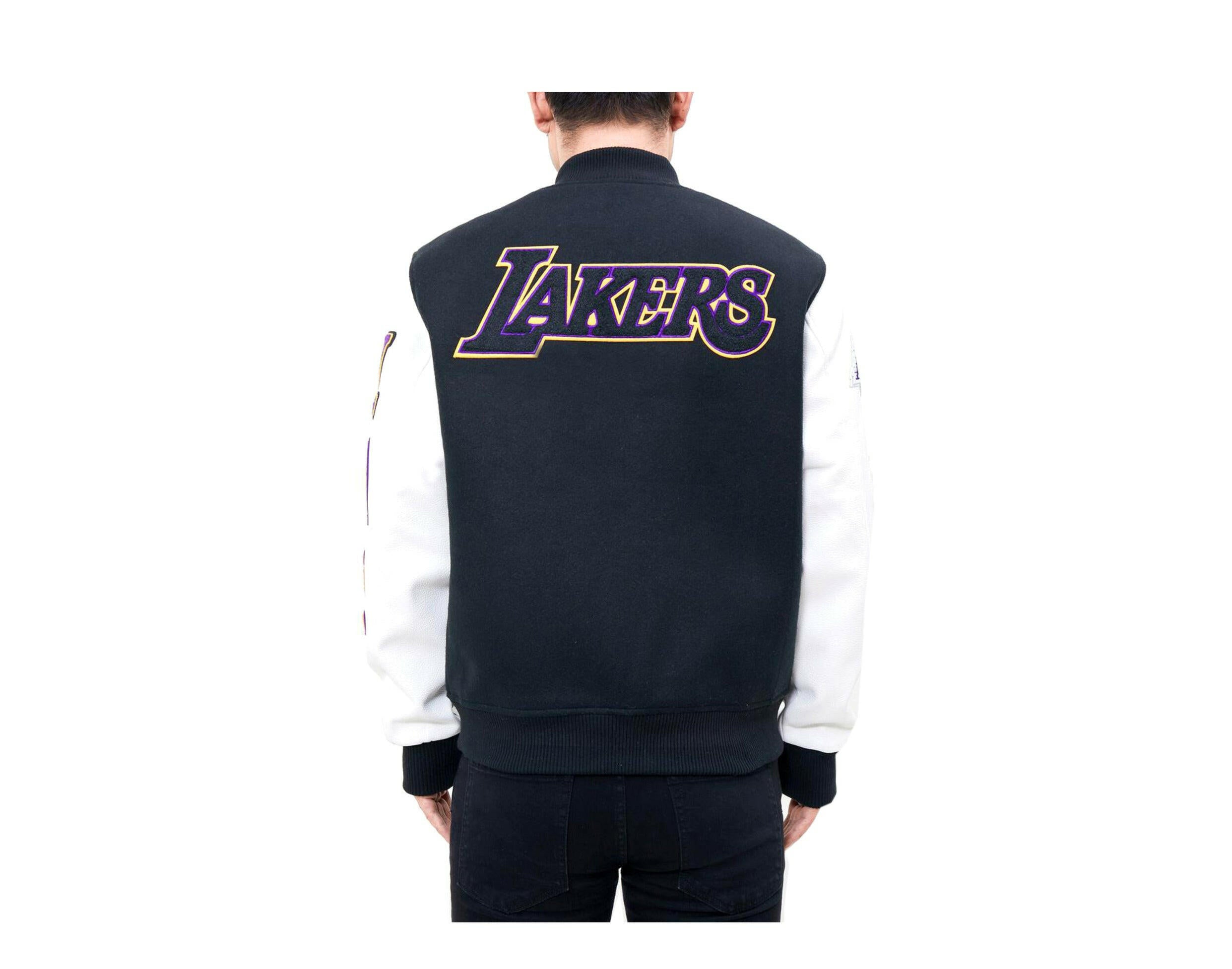 Pro Standard NBA Los Angeles Lakers Logo Blended Varsity Men's Jacket.