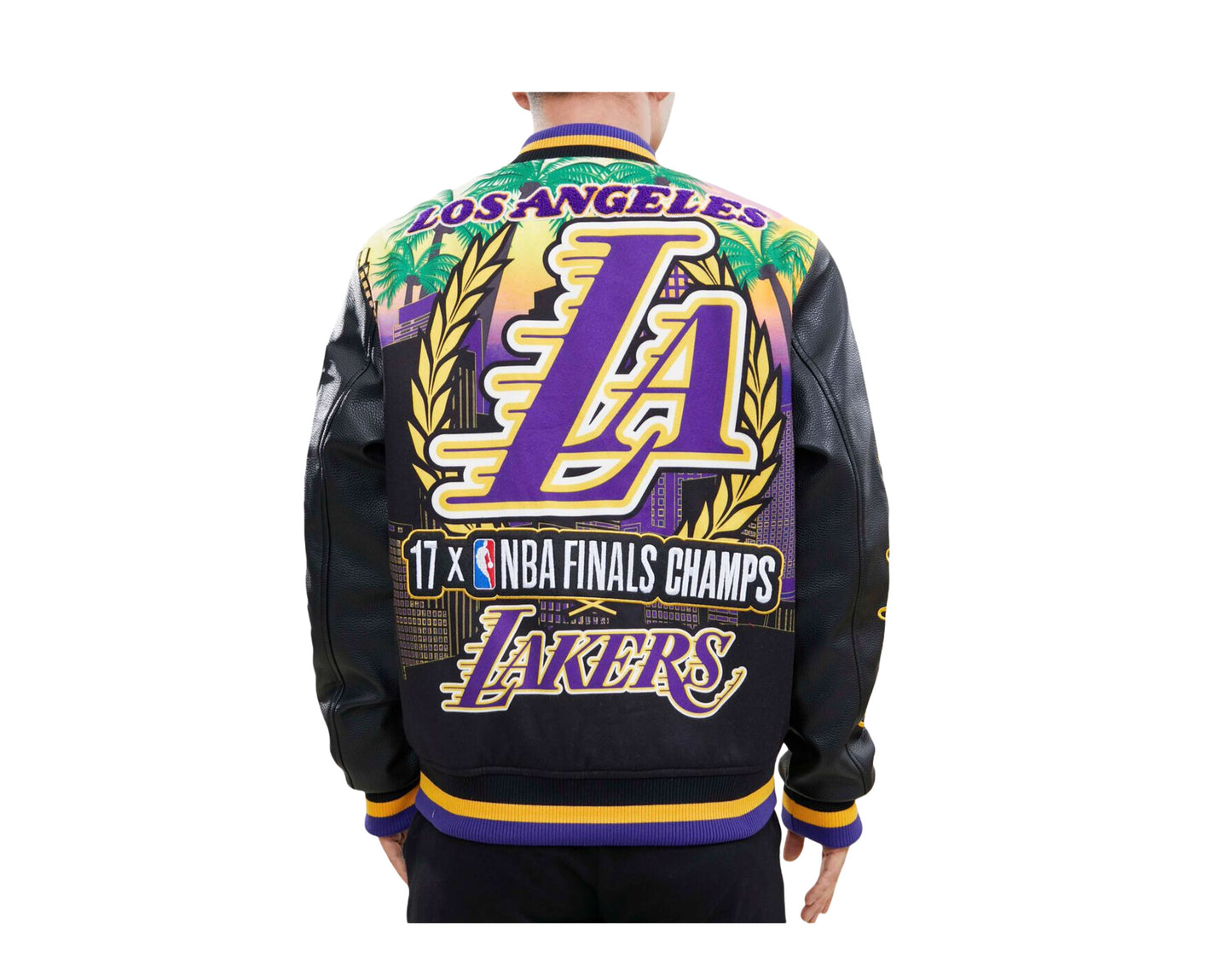 Pro Standard NBA Los Angeles Lakers Remix Varsity Jacket