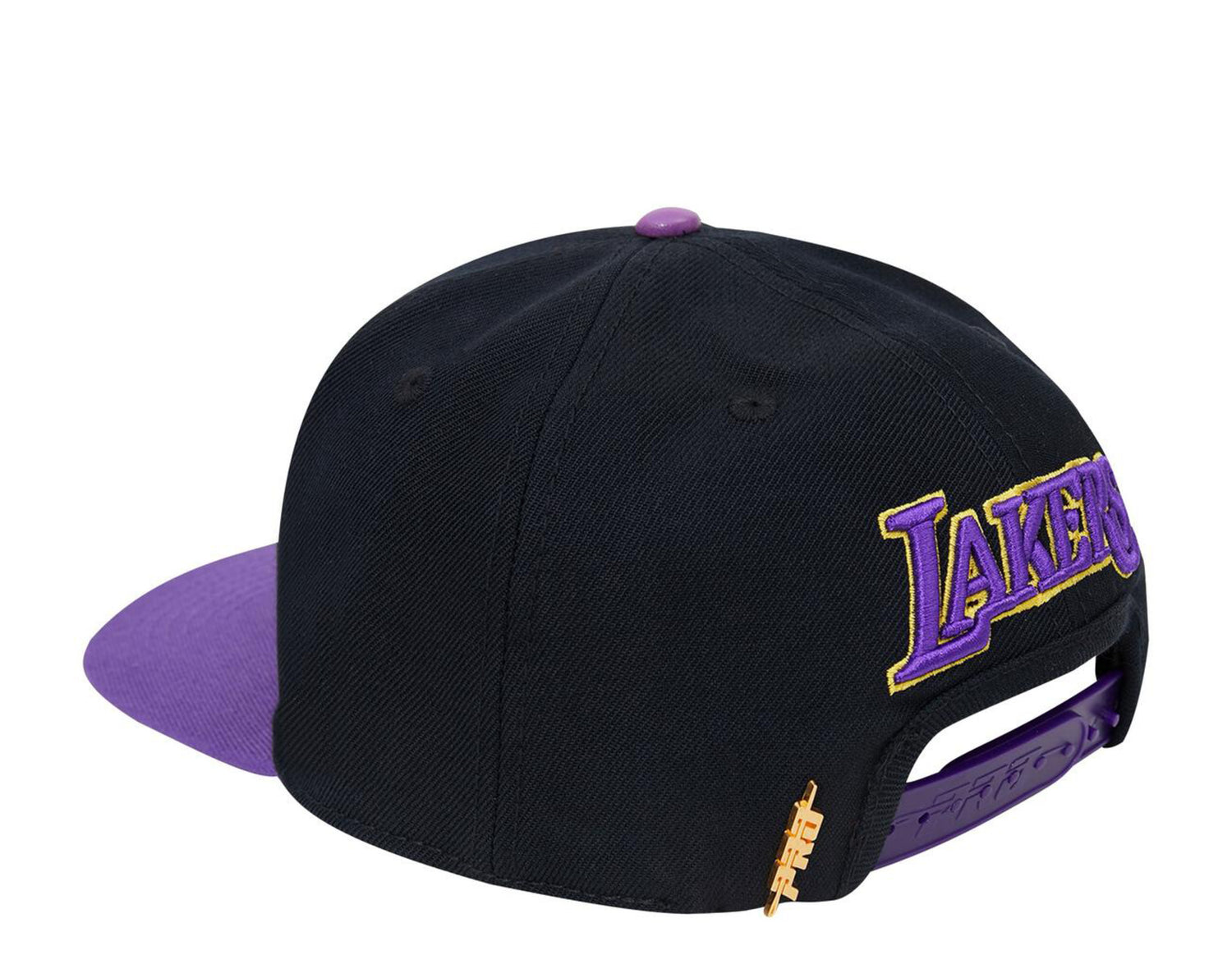 Pro Standard NBA Los Angeles Lakers Crown Team Logo Snapback Hat W/ Pink Undervisor