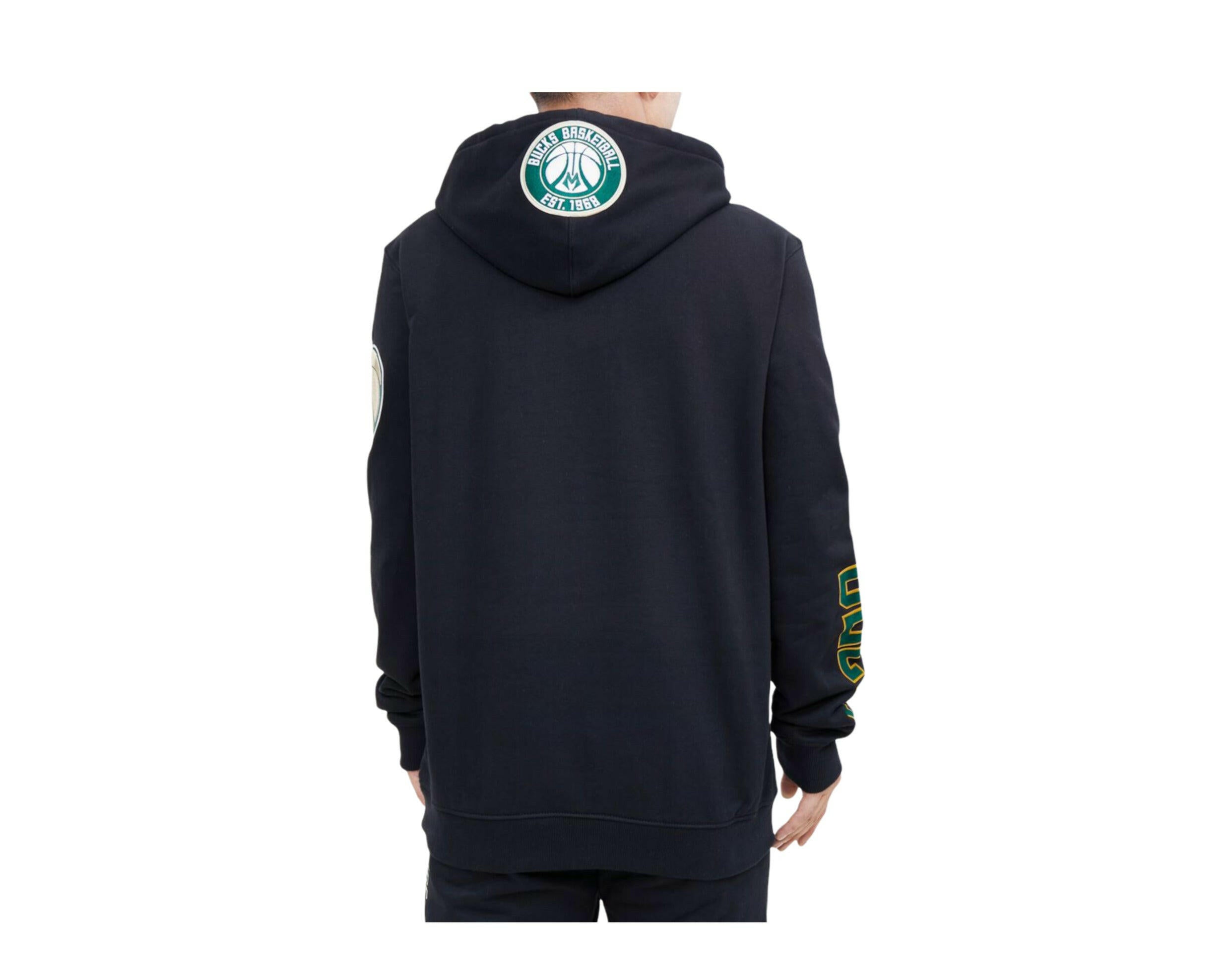 Pro Standard NBA Milwaukee Bucks Stacked Logo P/O Hoodie.
