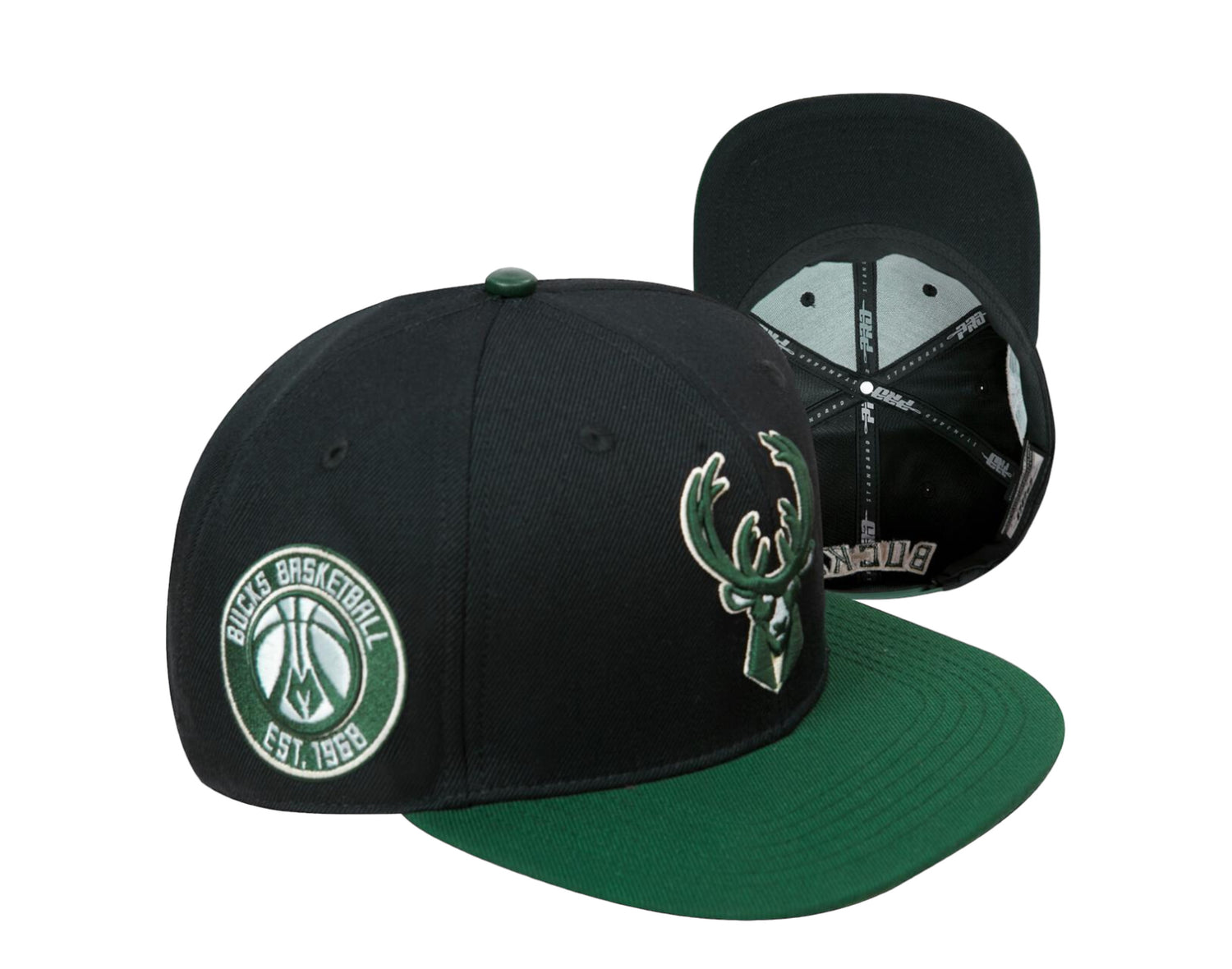 Pro Standard NBA Milwaukee Bucks Retro Classic Logo Snapback Hat