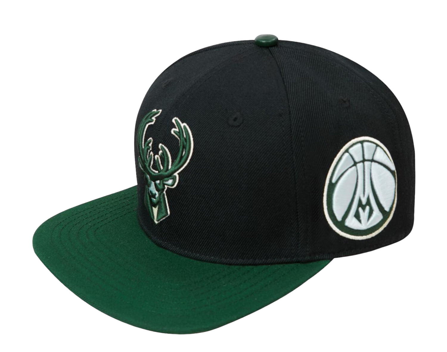 Pro Standard NBA Milwaukee Bucks Retro Classic Logo Snapback Hat