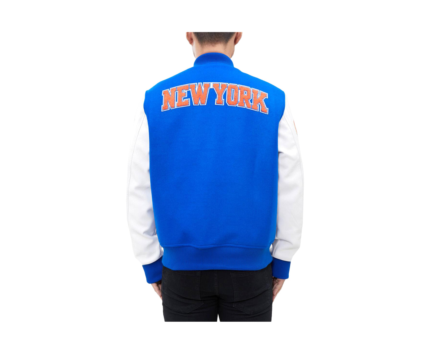 Pro Standard NBA New York Knicks Logo Blended Varsity Men's Jacket
