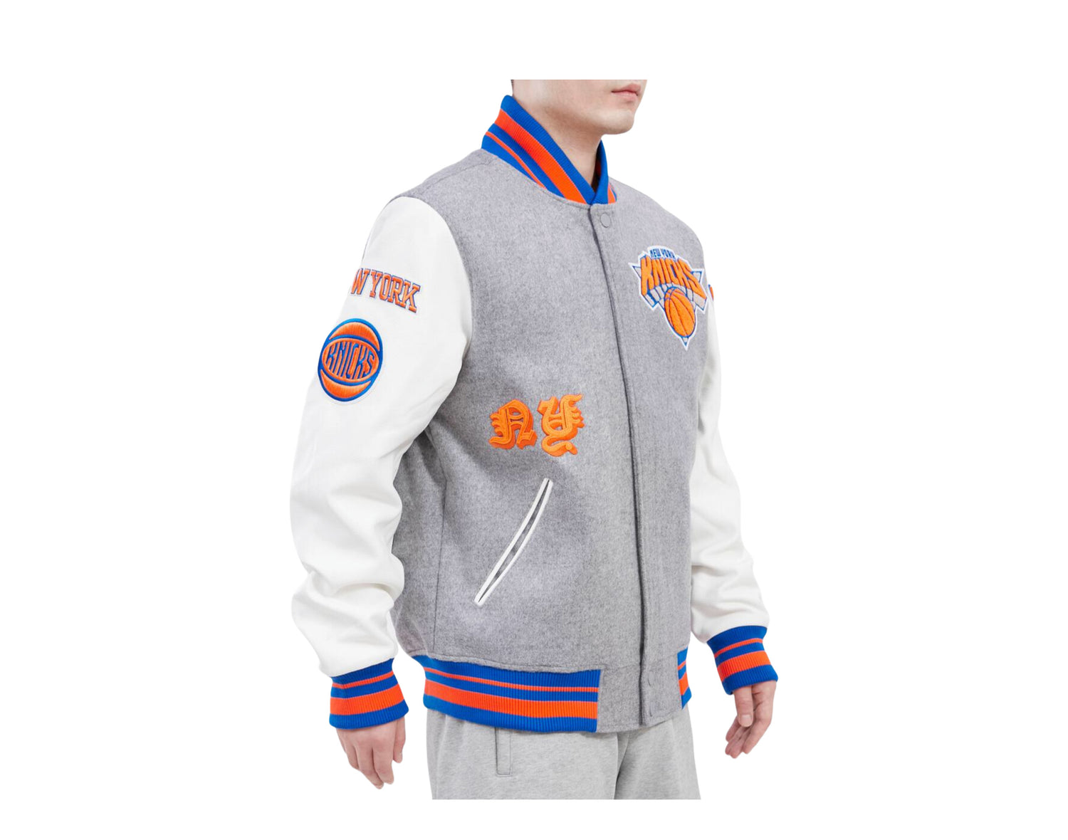 Pro Standard NBA New York Knicks Old English Varsity Men's Jacket