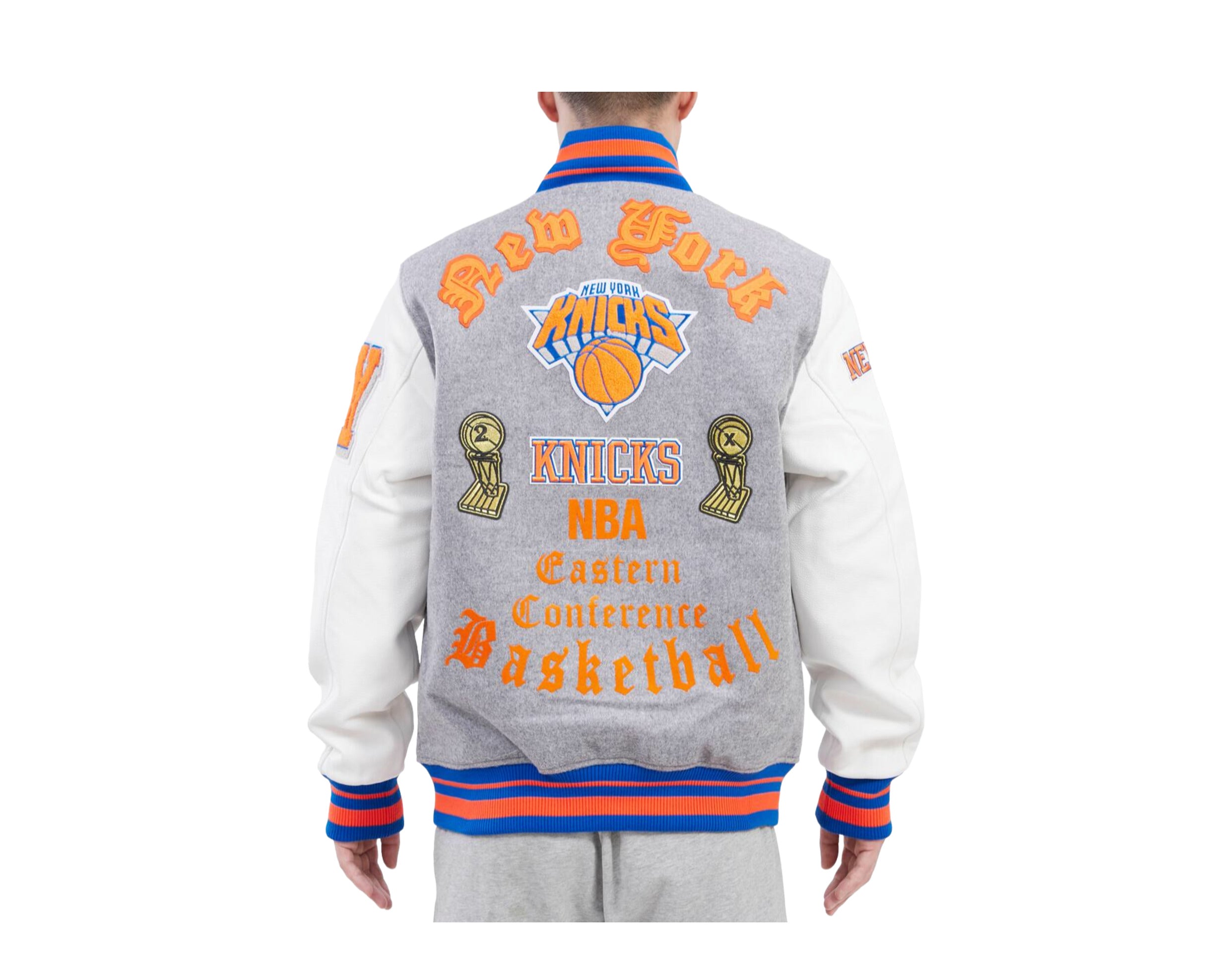 VTG New York Knicks Basketball Adidas NBA Team Jacket Mens 2XL