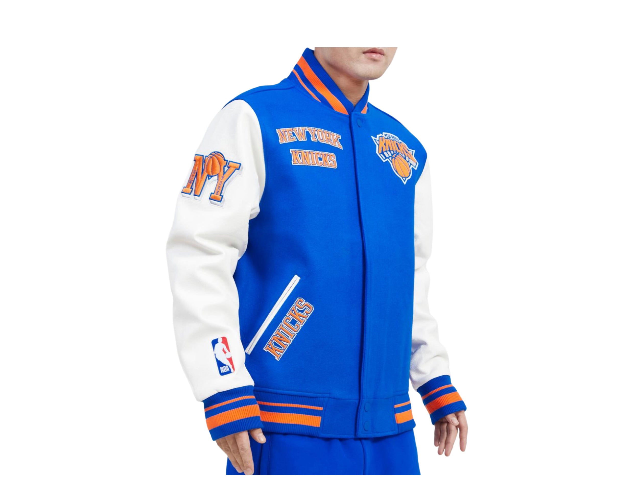 New York Knicks Orange Varsity Jacket