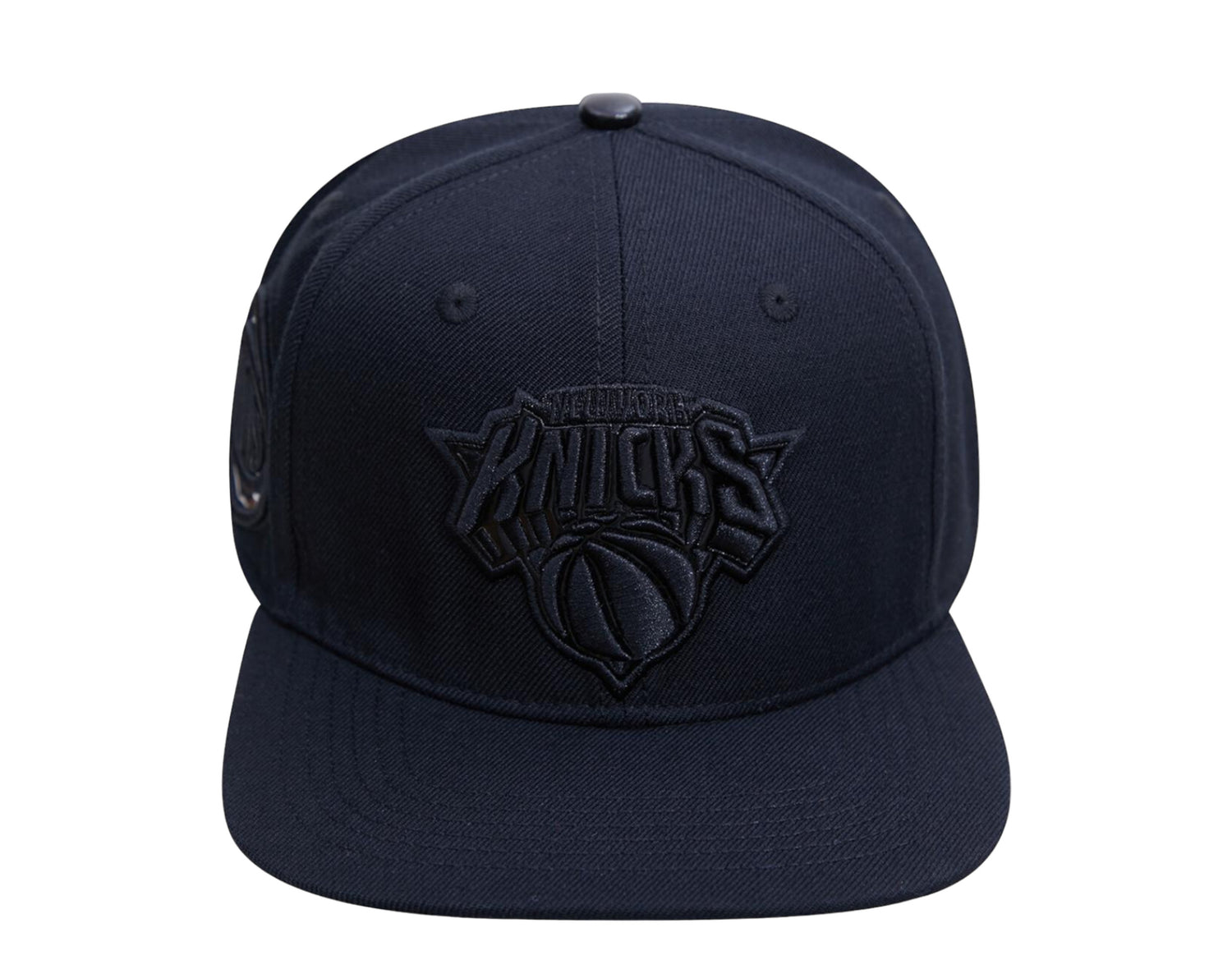 Pro Standard NBA New York Knicks Triple Black Logo Snapback Hat