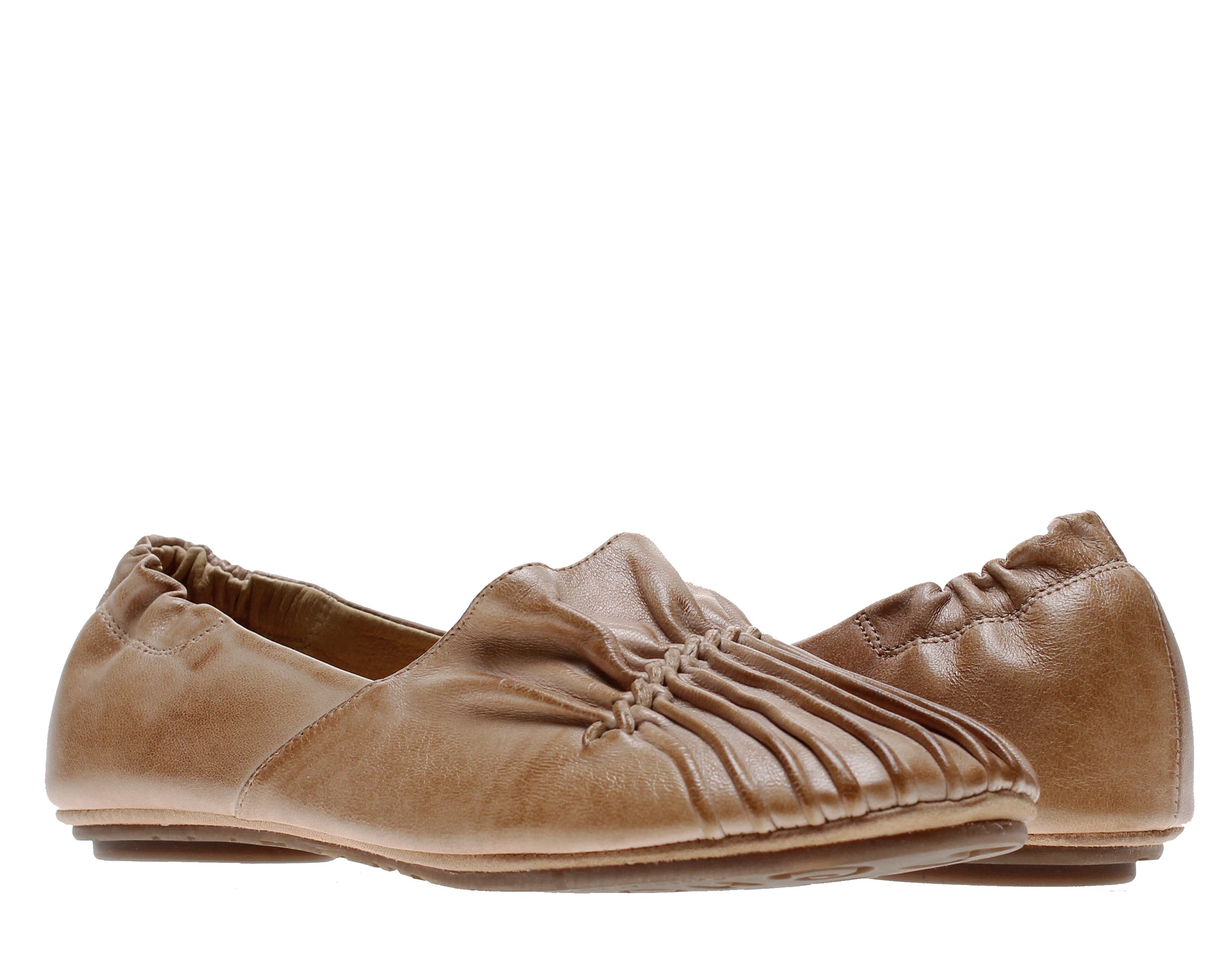 Chocolat Blu Cam2 Pleated Moccasin Flat Women's Shoes