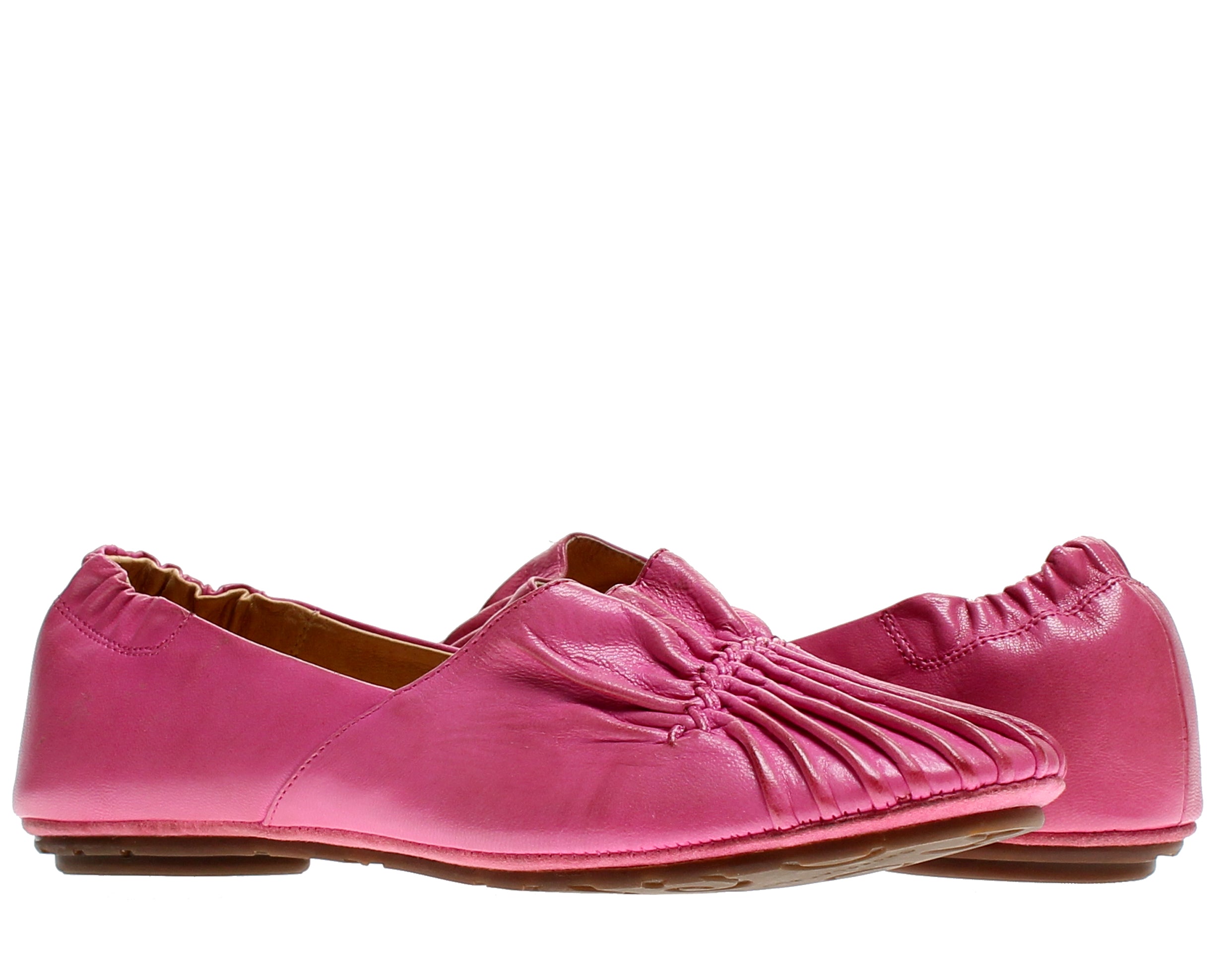 Chocolat Blu Cam2 Pleated Moccasin Flat Women's Shoes