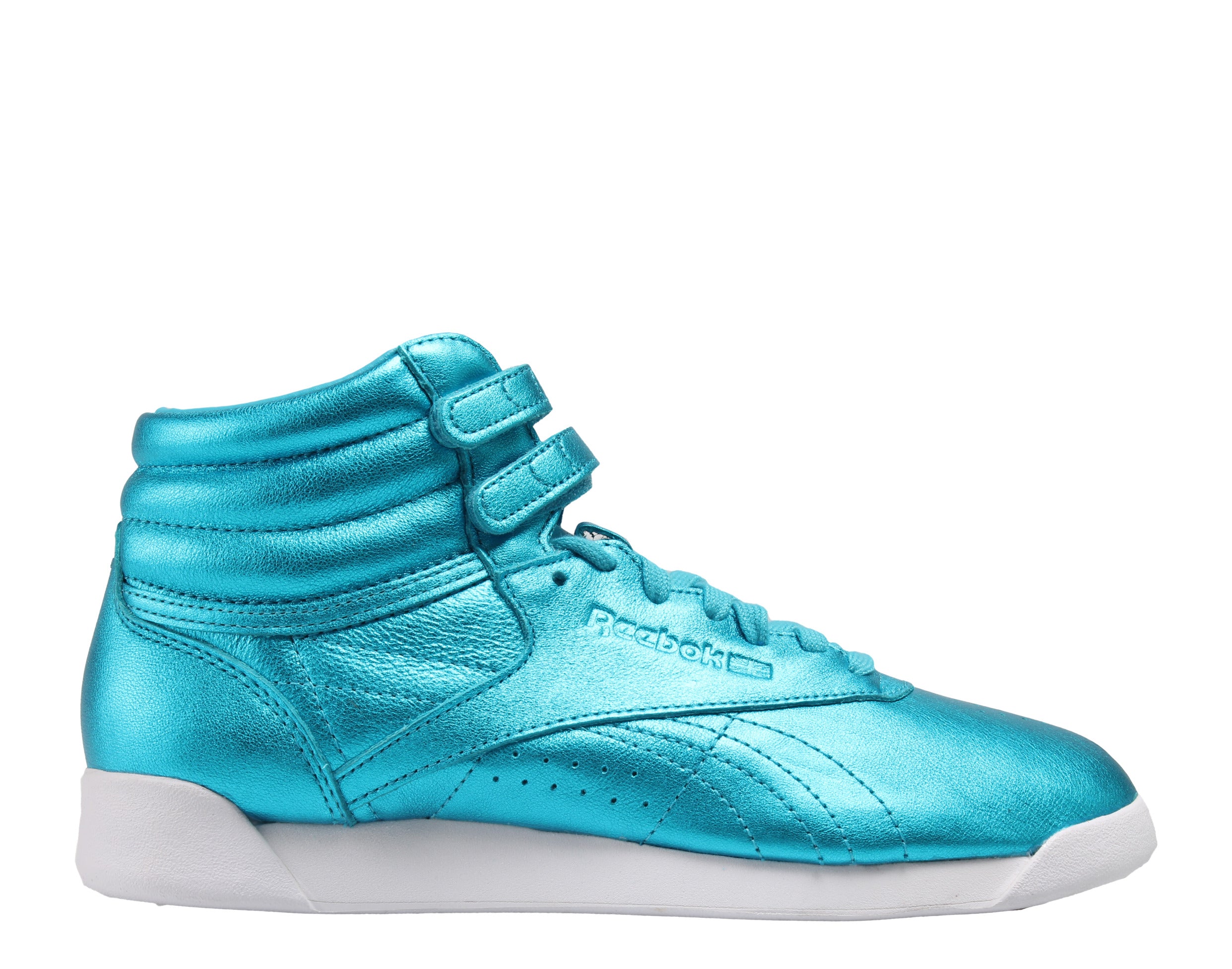 Reebok Classic Freestyle Hi Metallic Womens Shoes NYCMode