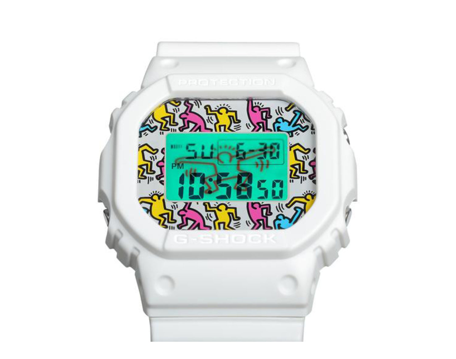 Casio G-Shock DW5600 Keith Haring x G-Shock Digital Men's Watch