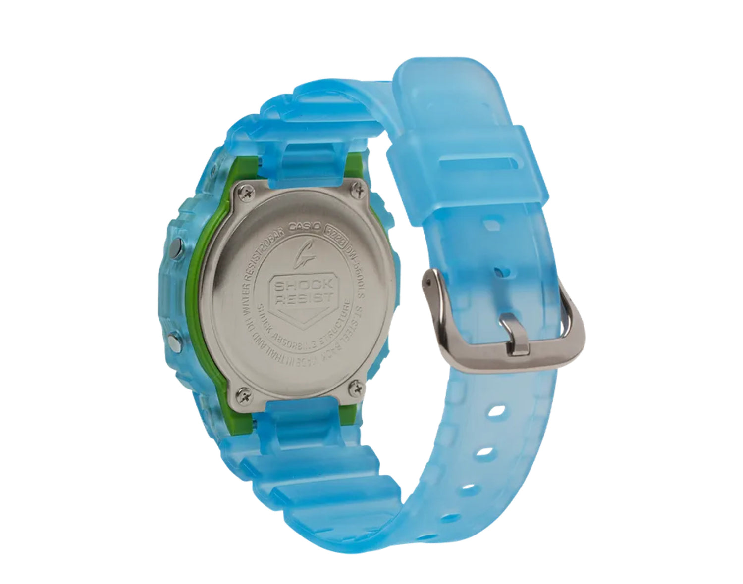 Casio G-Shock DW5600 Semi-Transparent Digital Resin Watch