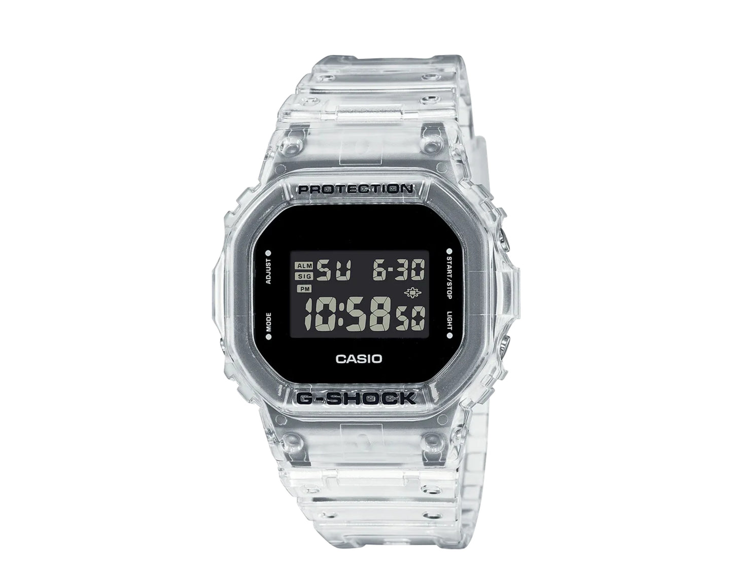 Casio G-Shock DW5600SKE Transparent Pack Digital Resin Watch