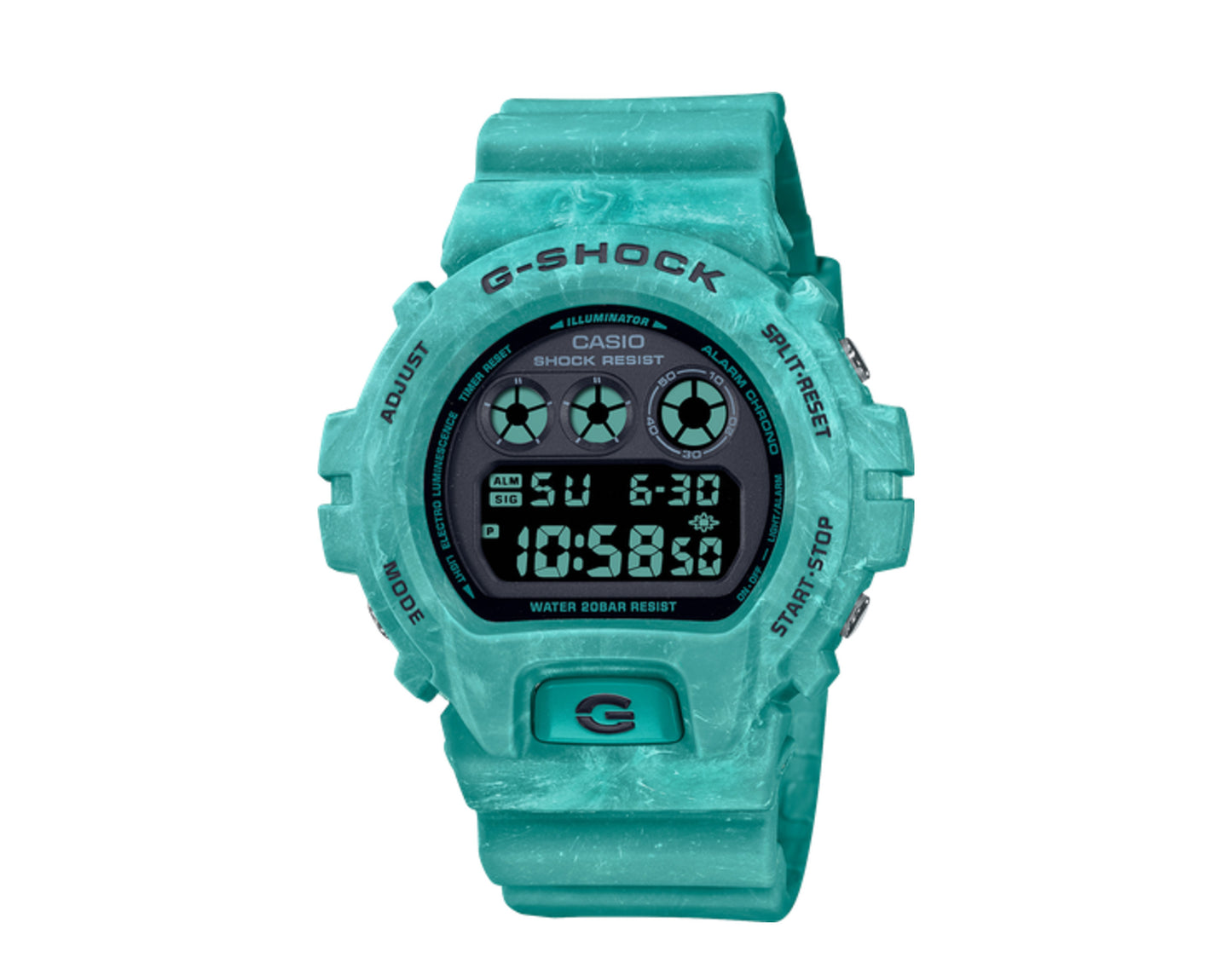 Casio G-Shock DW6900WS Digital Smokey Sea Resin Watch