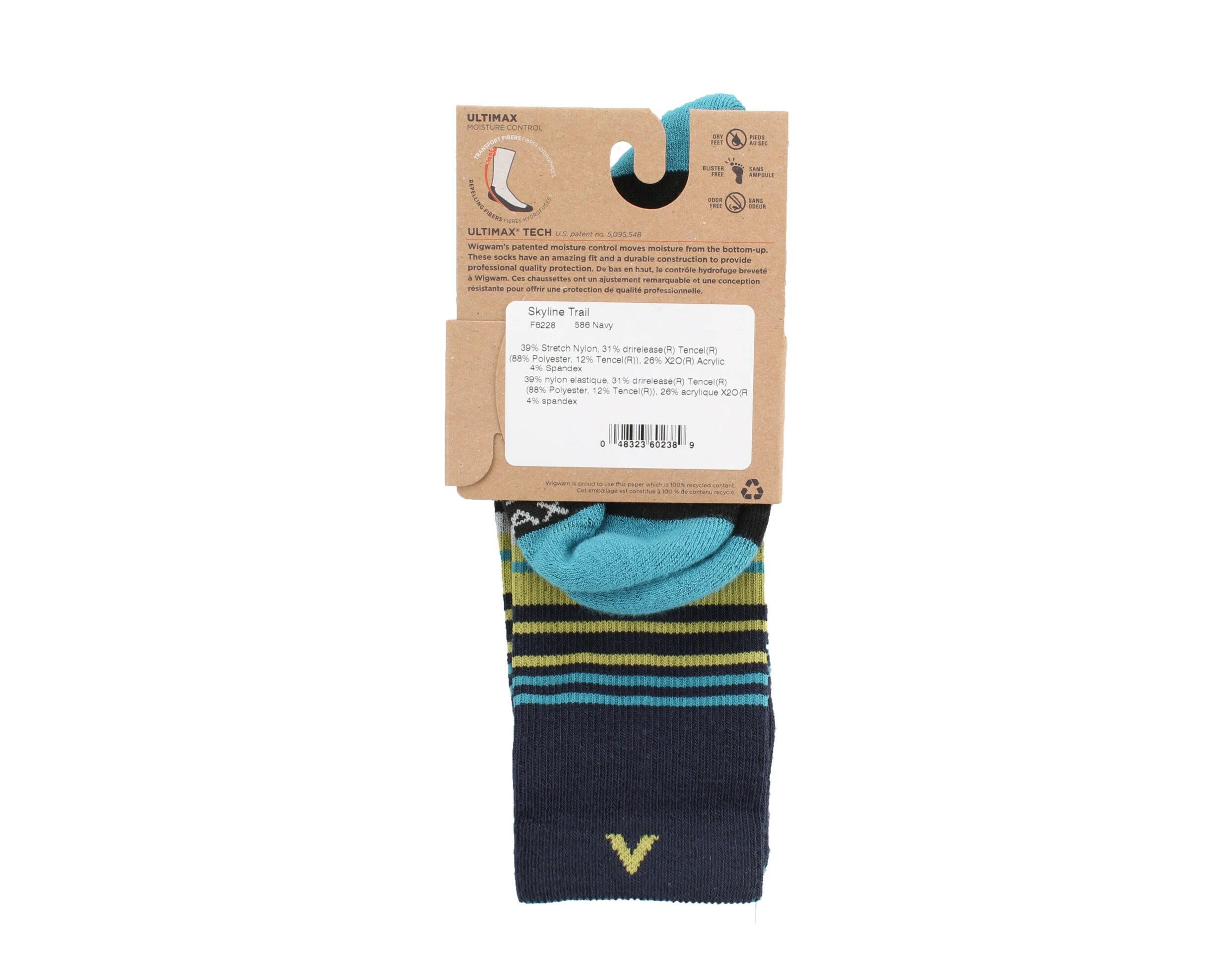 WigWam Skyline Trail Crew Socks.