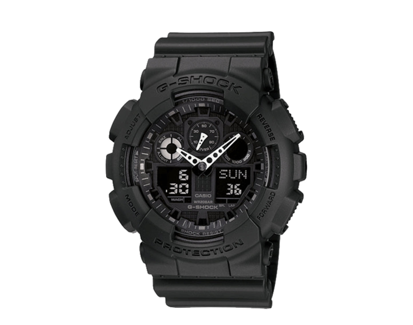 Casio G-Shock GA100 Analog-Digital Resin Men's Watch