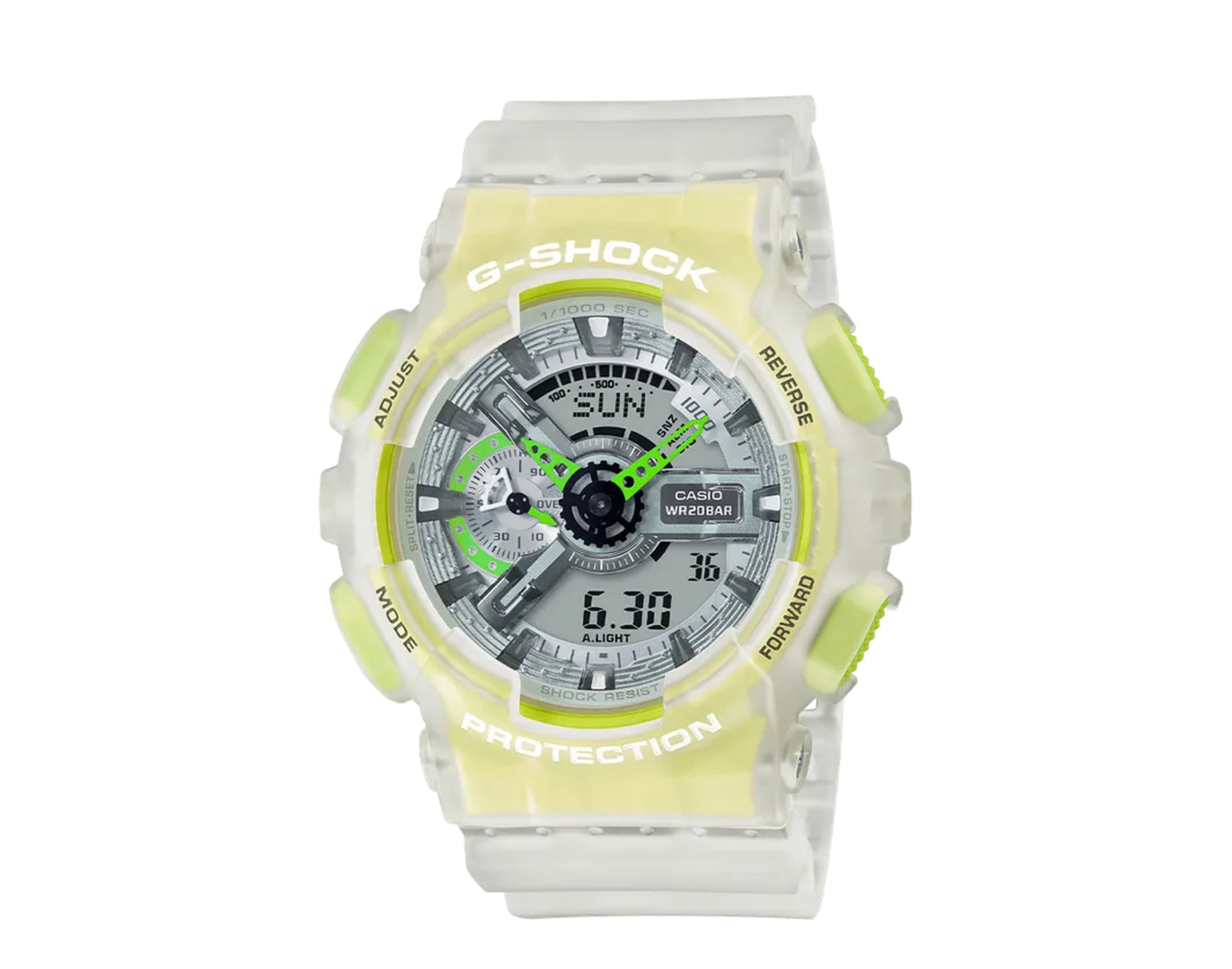 Casio G-Shock GA110 Semi-Transparent Analog-Digital Resin Men's Watch