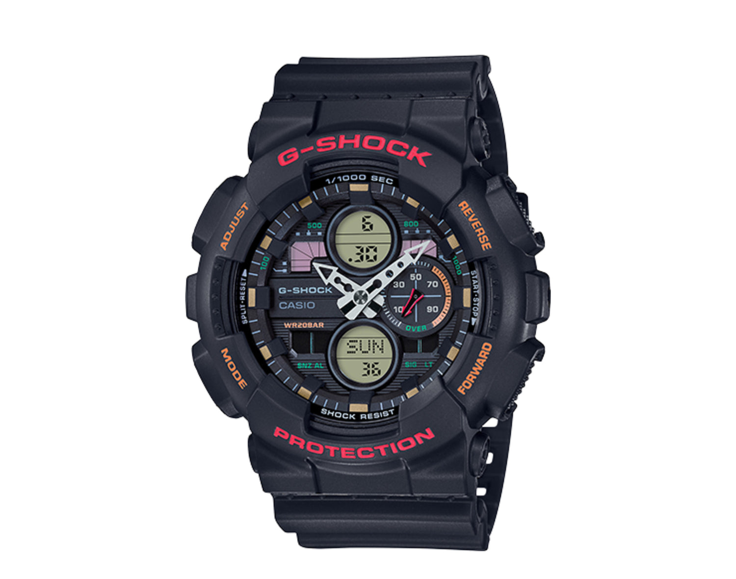 Casio G-Shock GA140 Analog-Digital Resin Men's Watch