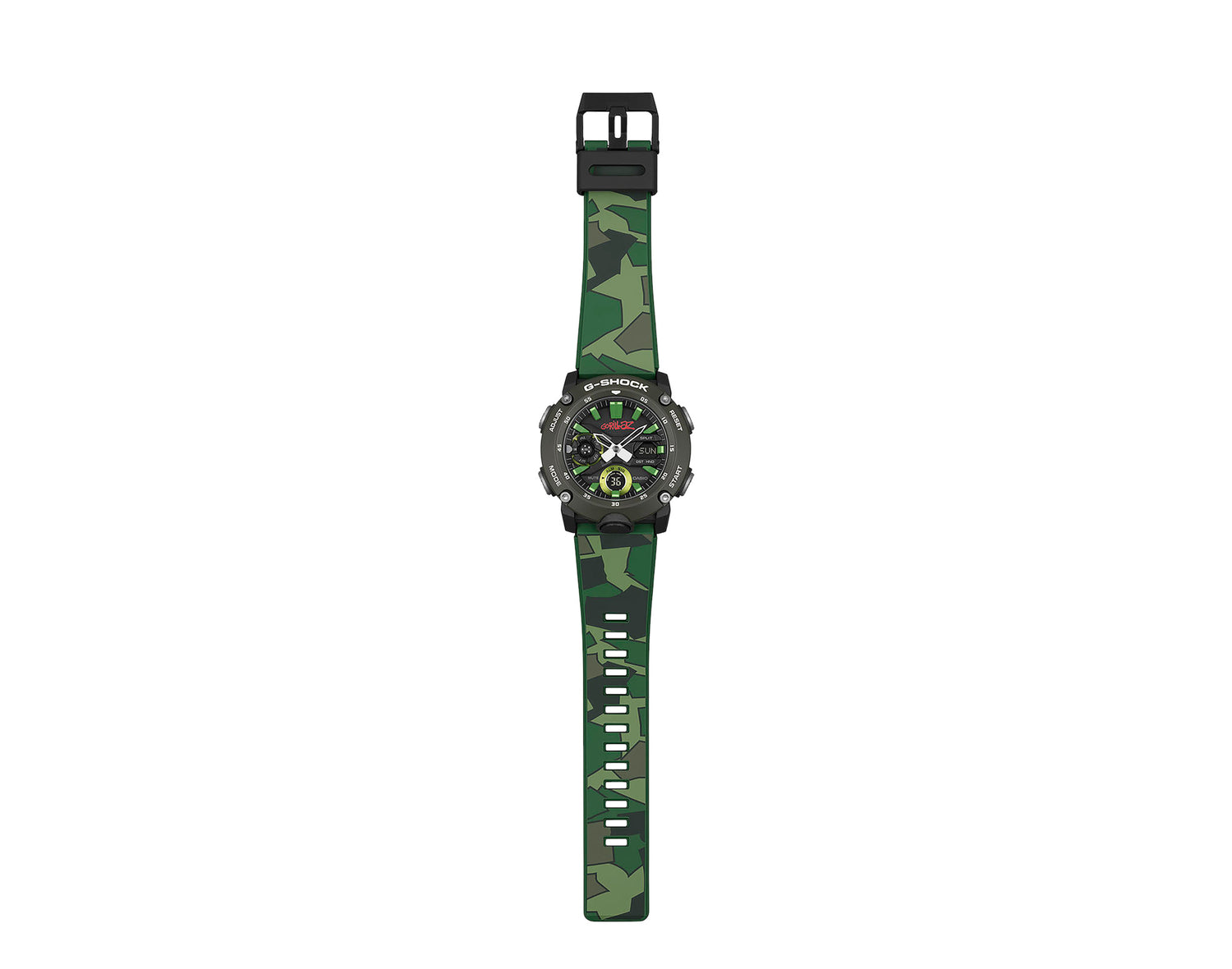 Casio G-Shock GA2000 Front Button Gorillaz x G-Shock Analog-Digital Men's Watch