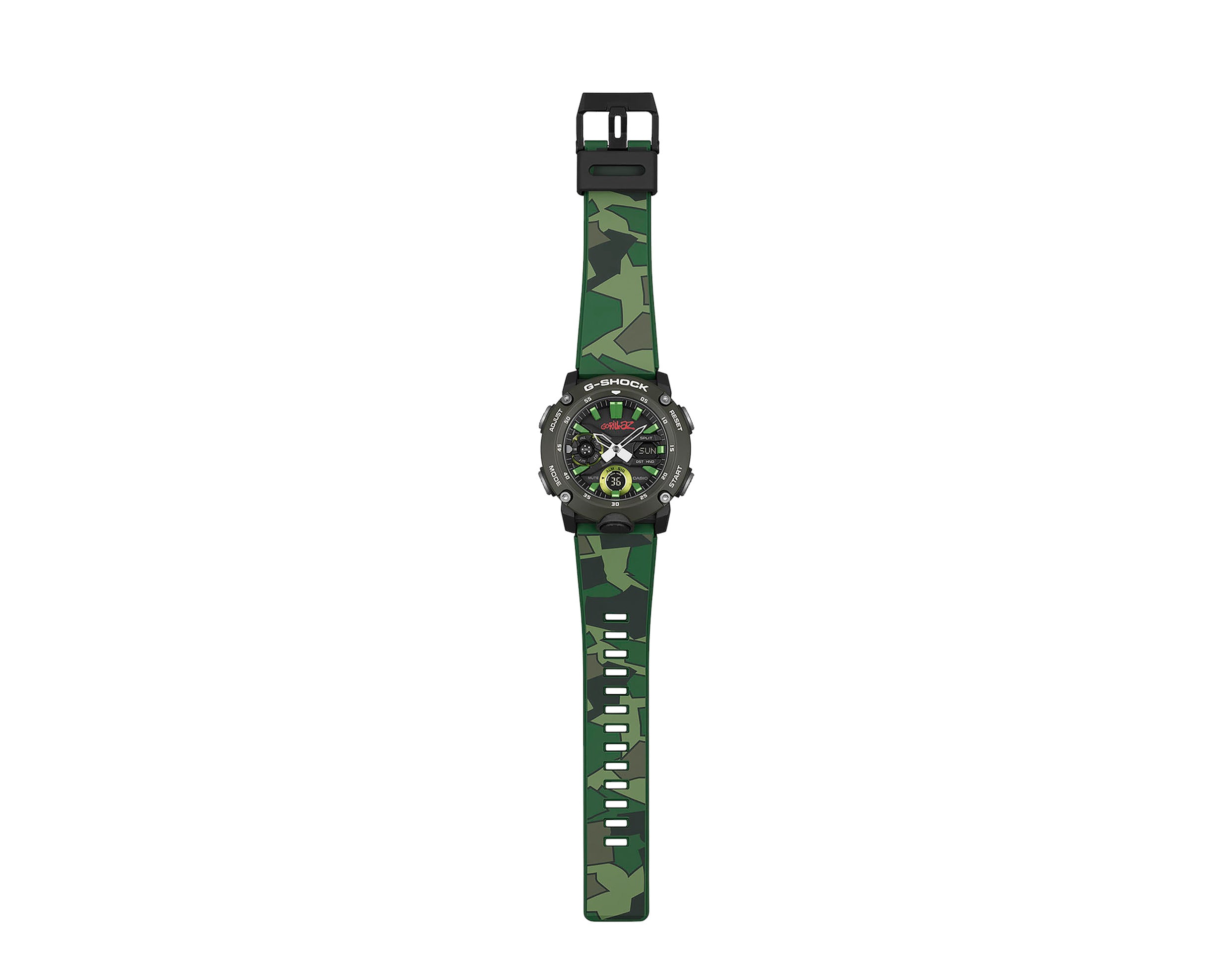 Casio G-Shock GA2000 Front Button Gorillaz x G-Shock Analog-Digital Men's Watch