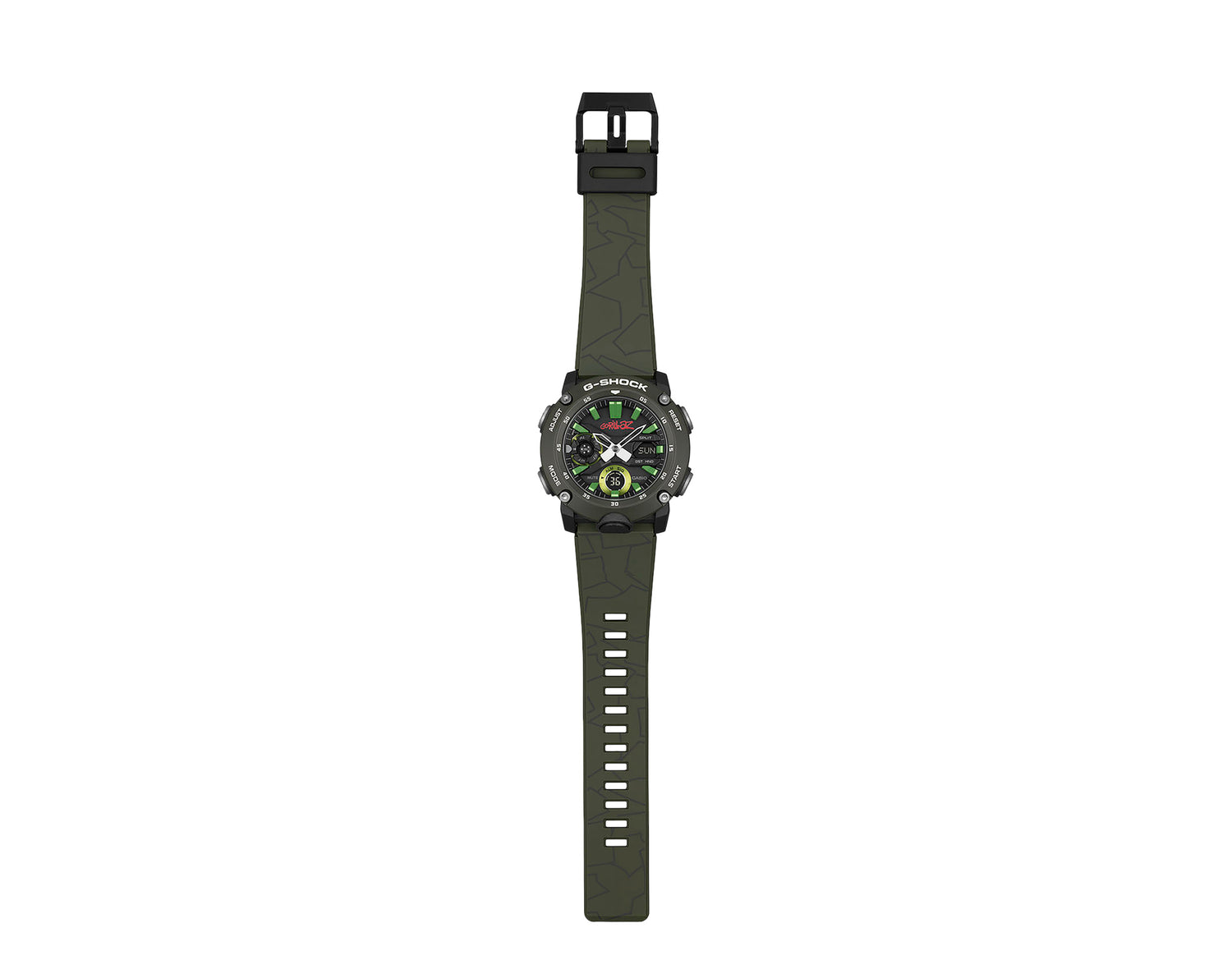 Casio G-Shock GA2000 Front Button Gorillaz x G-Shock Analog-Digital Men's Watch