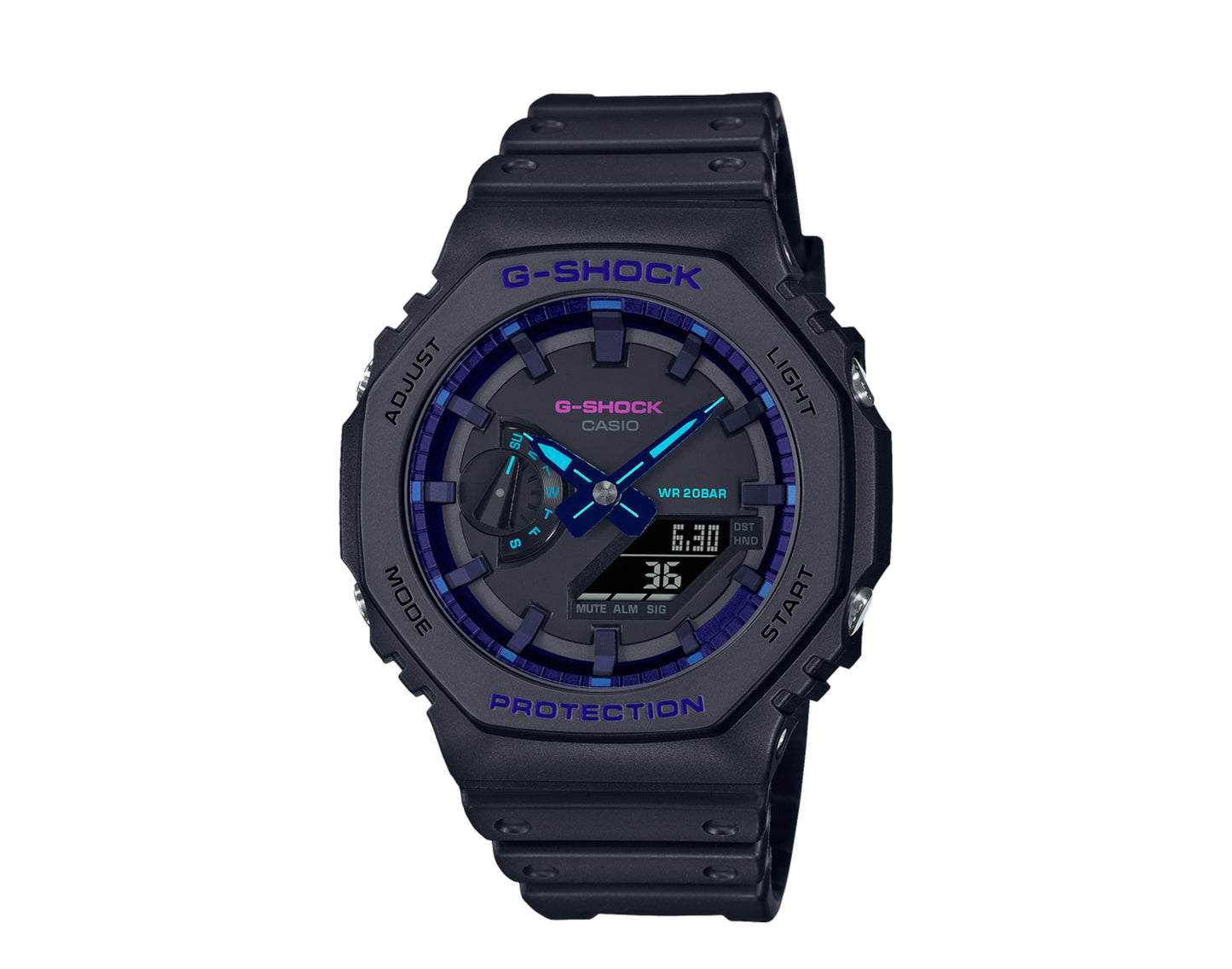 Casio G-Shock GA2100VB Visual World Analog-Digital Carbon Resin Men's Watch