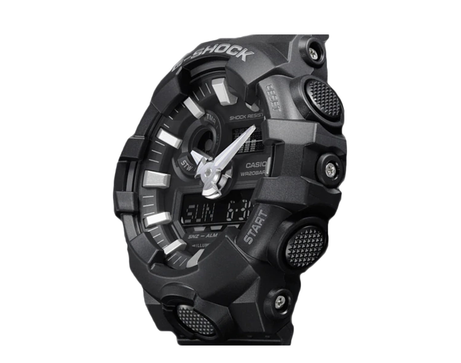 Casio G-Shock GA700 Front Button Analog Digital Resin Men's Watch