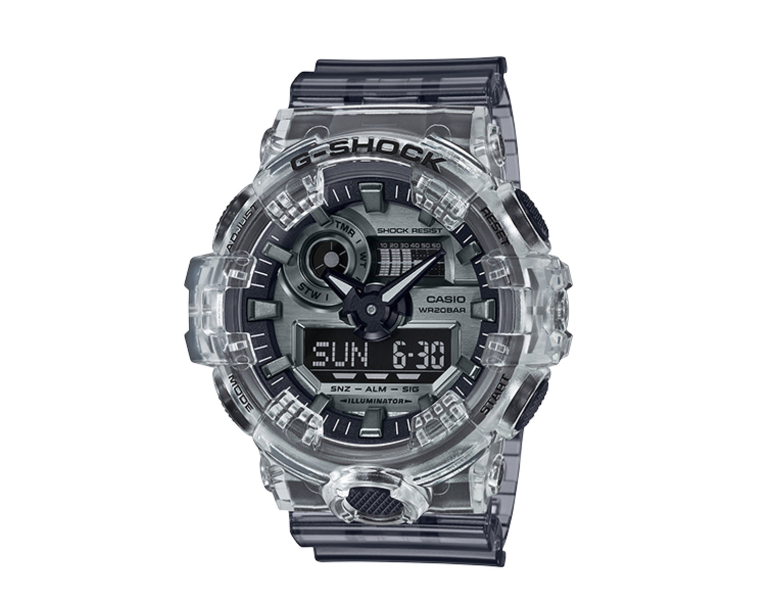 Casio G-Shock GA700SK Analog Digital Resin Skeleton Men's Watch