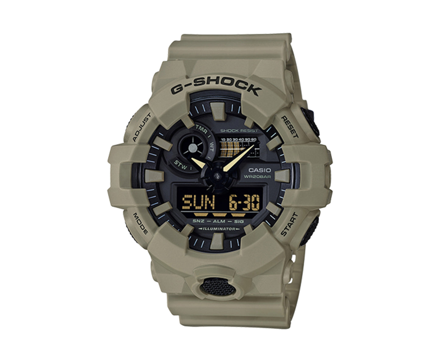 Casio G-Shock GA700UC Front Button Analog Digital Resin Men's Watch