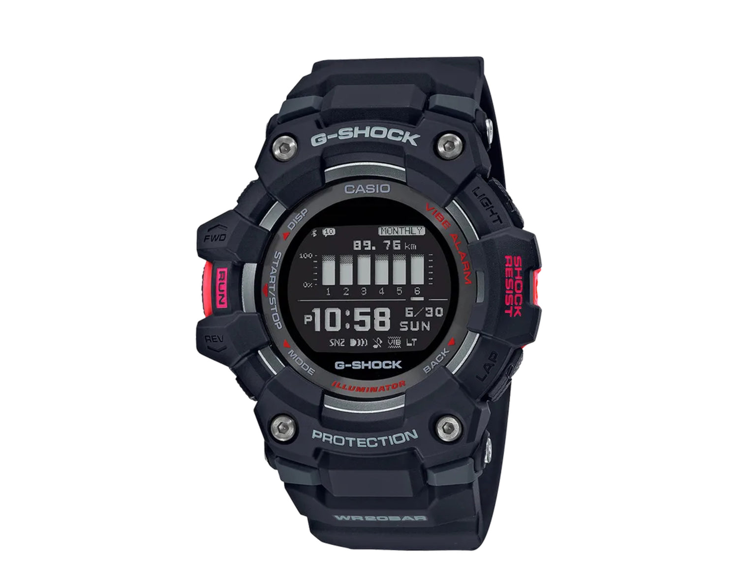 Casio G-Shock GBD100 Digital Sport Watch - Rui Hachimura Collection