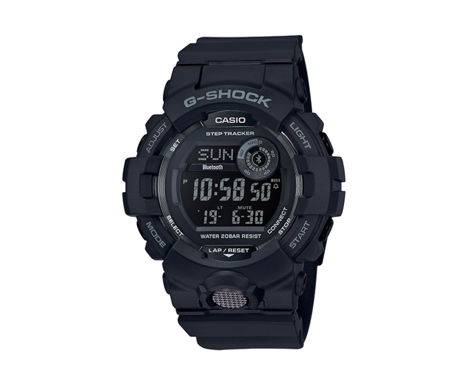 Casio G-Shock GBD800 Digital Resin Bluetooth Men's Watch