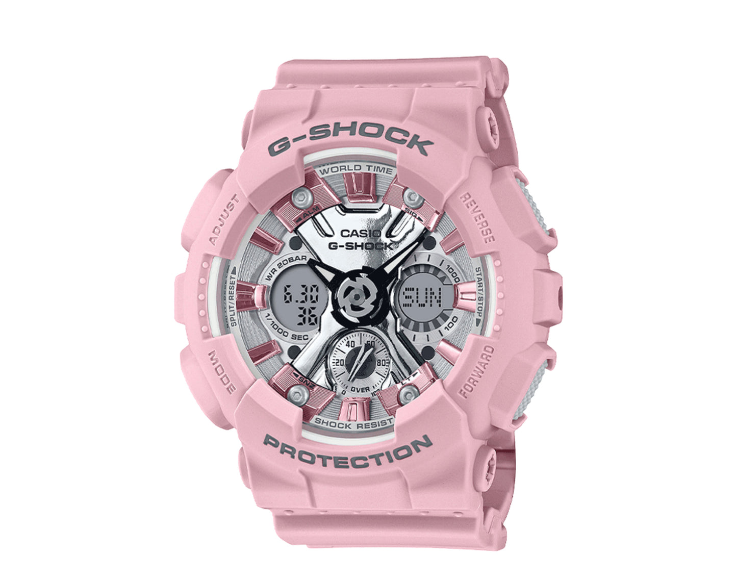Casio G-Shock GMAS120NP Neo Punk Analog Digital Resin Women's Watch