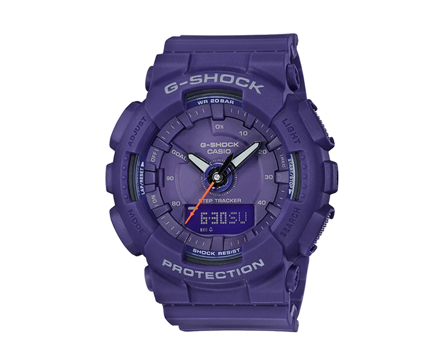 Casio G-Shock GMAS130 Analog-Digital Step Tracker Resin Women's Watch