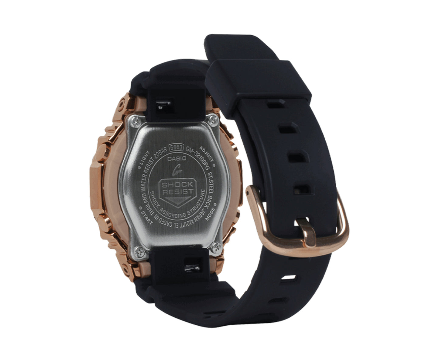 Casio G-Shock GMS2100PG Analog-Digital Metal and Resin Women's Watch