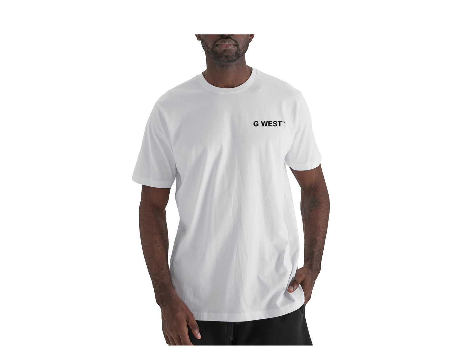 G West NYC Bagel & Donut Graphic Crew Neck Men's T-Shirt