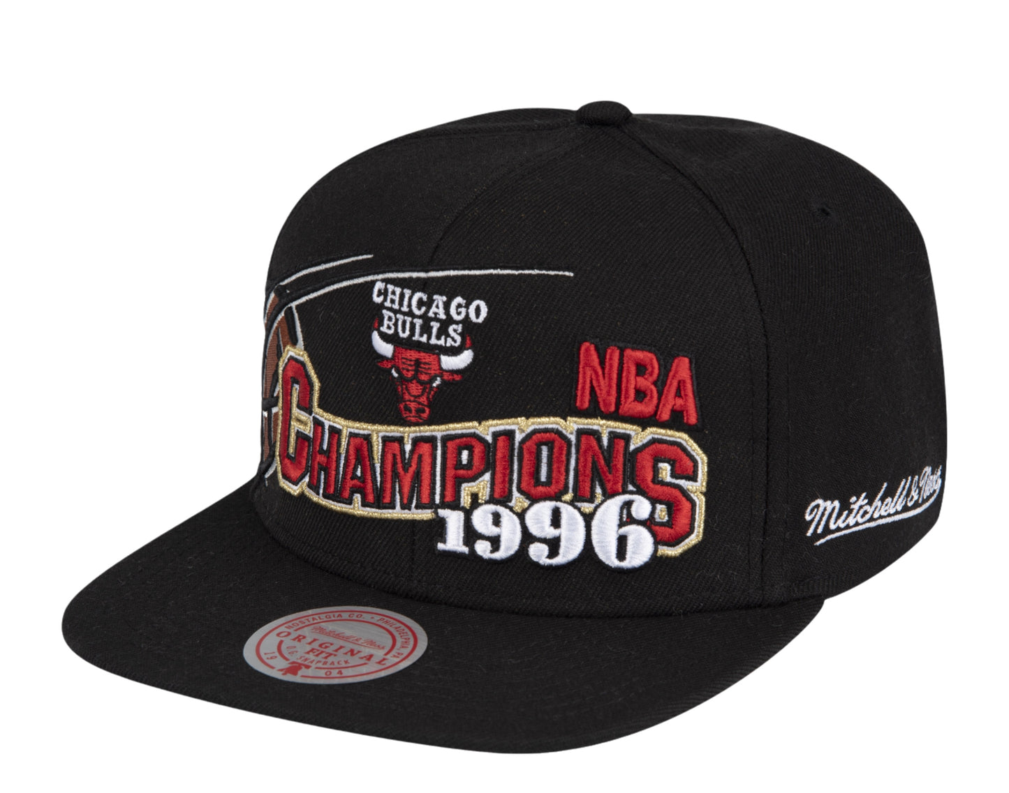 Mitchell & Ness NBA Chicago Bulls HWC 96 Champions Wave Snapback Hat