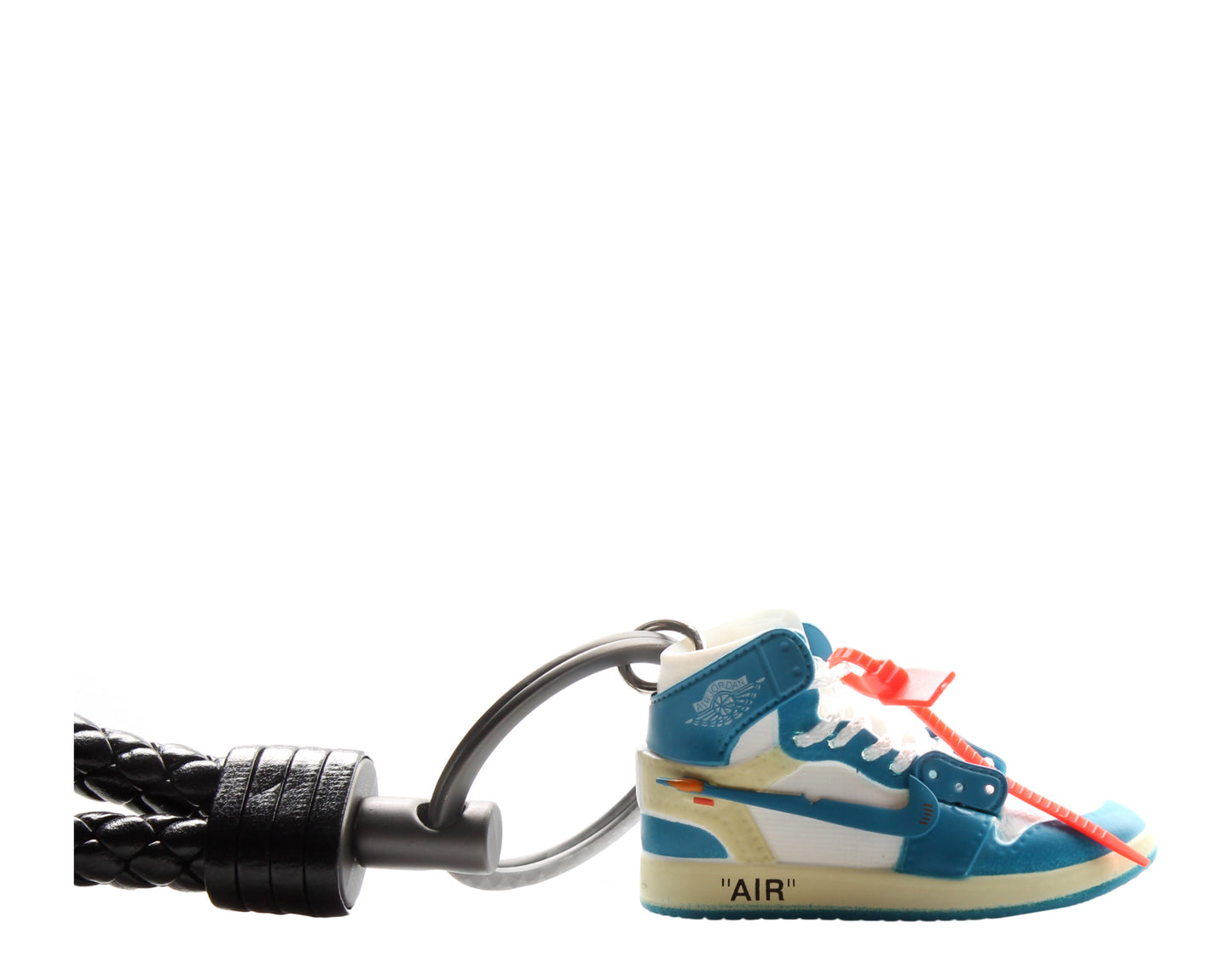 KM 3D AJ1 Off-White UNC Inspired Sneaker Keychain