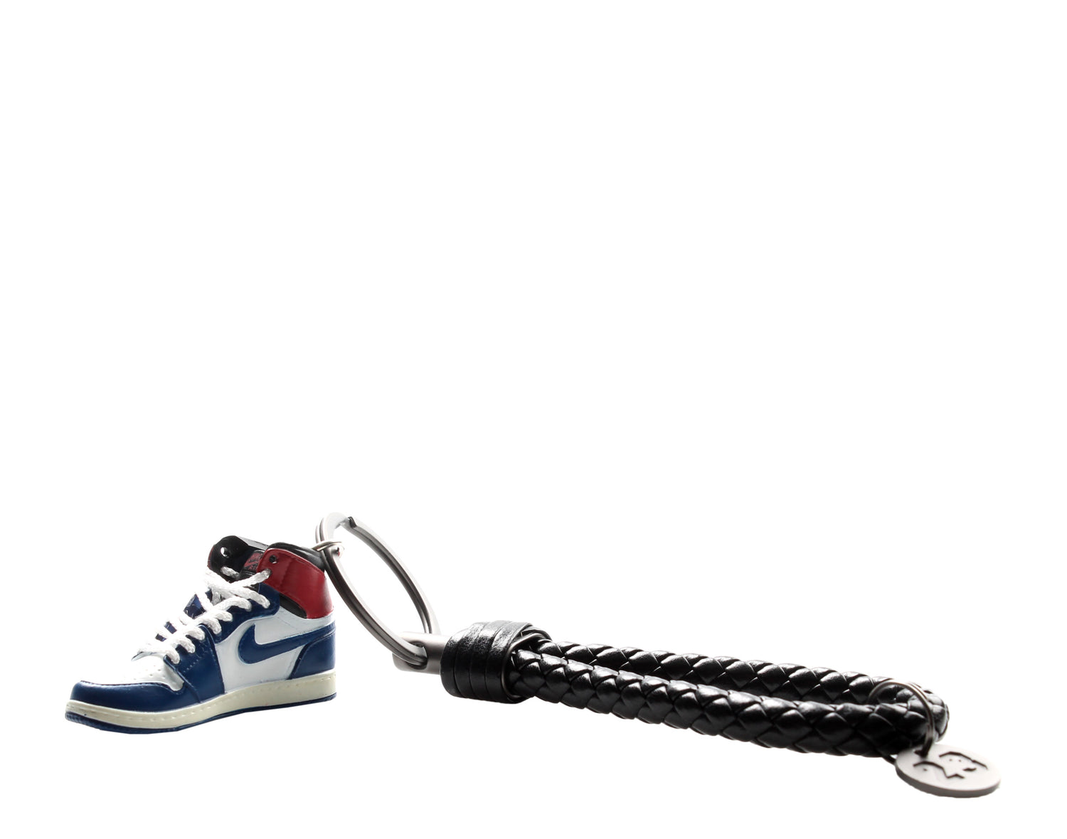 KM 3D AJ1 Union Los Angels Blue Toe Inspired Sneaker Keychain